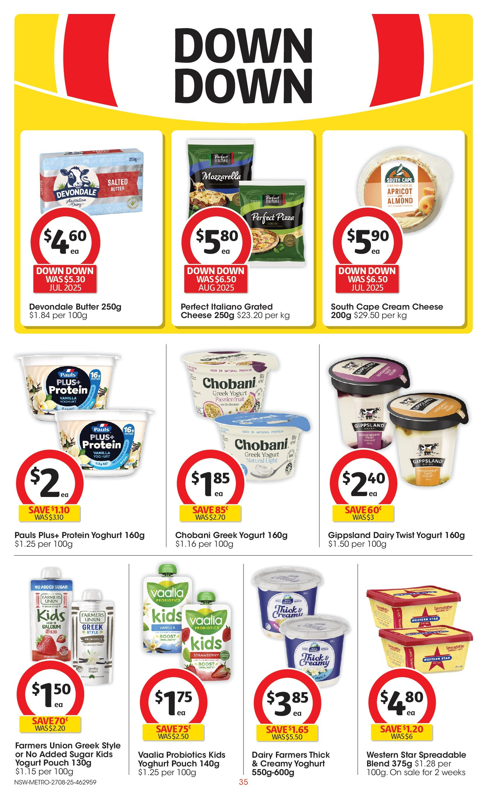 Coles catalogue from 27/08/2025 > Big discounts | Page: 35 | Products: Dairy, Butter, Passionfruit, Cream Coles catalogue valid from 27/08/2025 > Online Australia | Page: 35 | Products: Dairy, Butter, Passionfruit, Cream