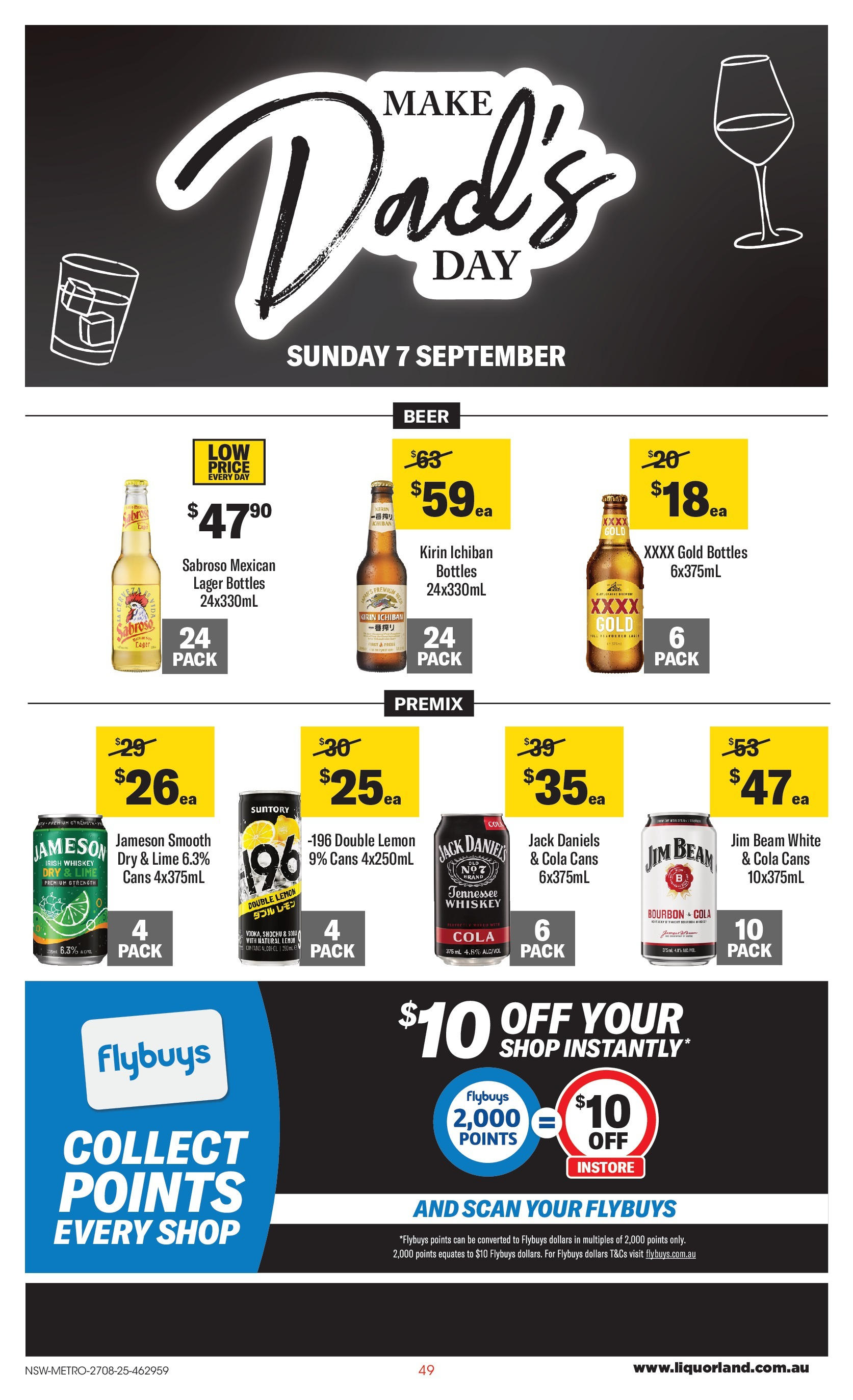 Coles catalogue from 27/08/2025 > Big discounts | Page: 49 | Products: Beer, Bourbon, Lemon, Lime Coles catalogue valid from 27/08/2025 > Online Australia | Page: 49 | Products: Beer, Bourbon, Lemon, Lime