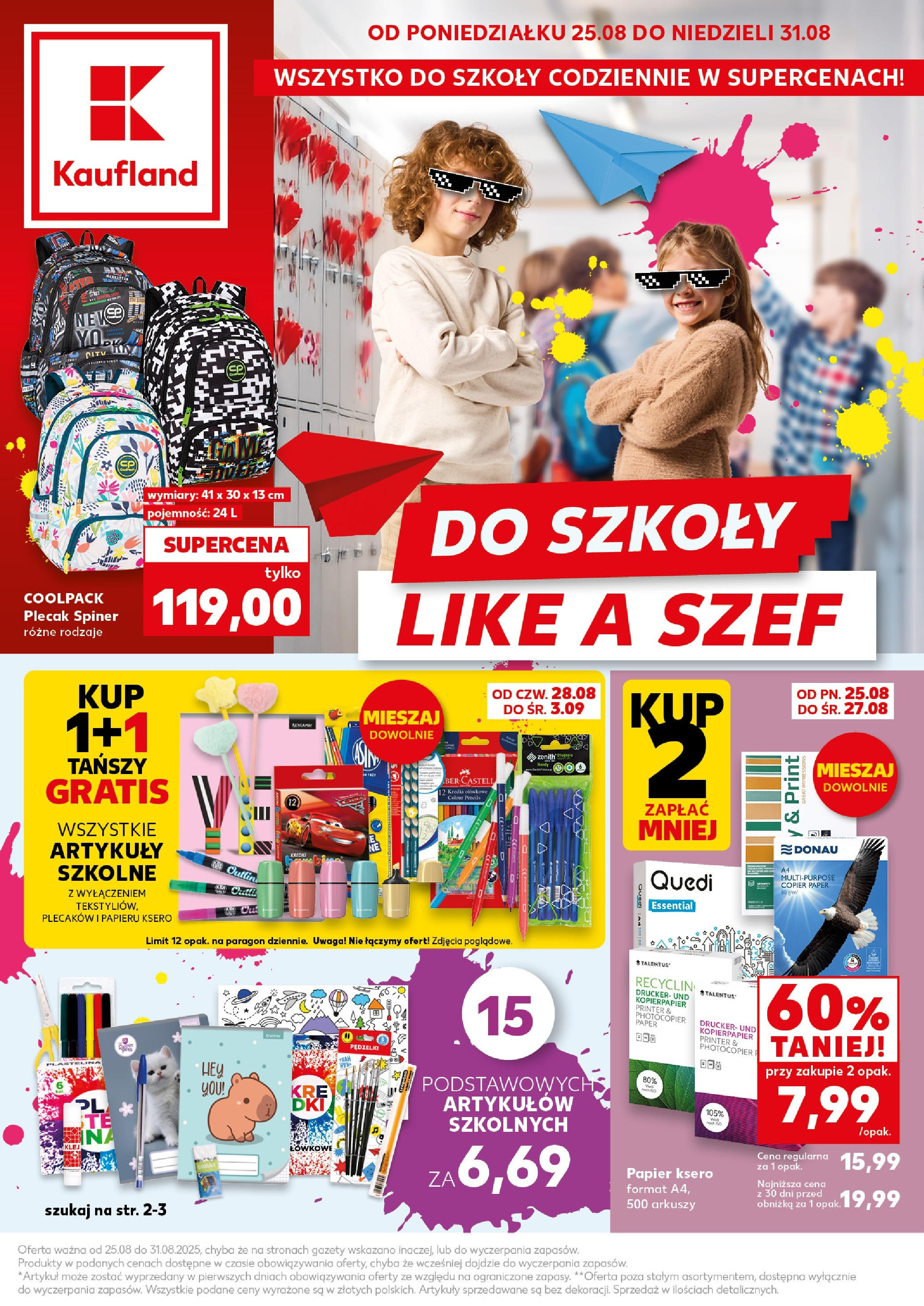 KAUFLAND gazetka promocyjna 25.08.2025 - Promocje - Numer strony 1