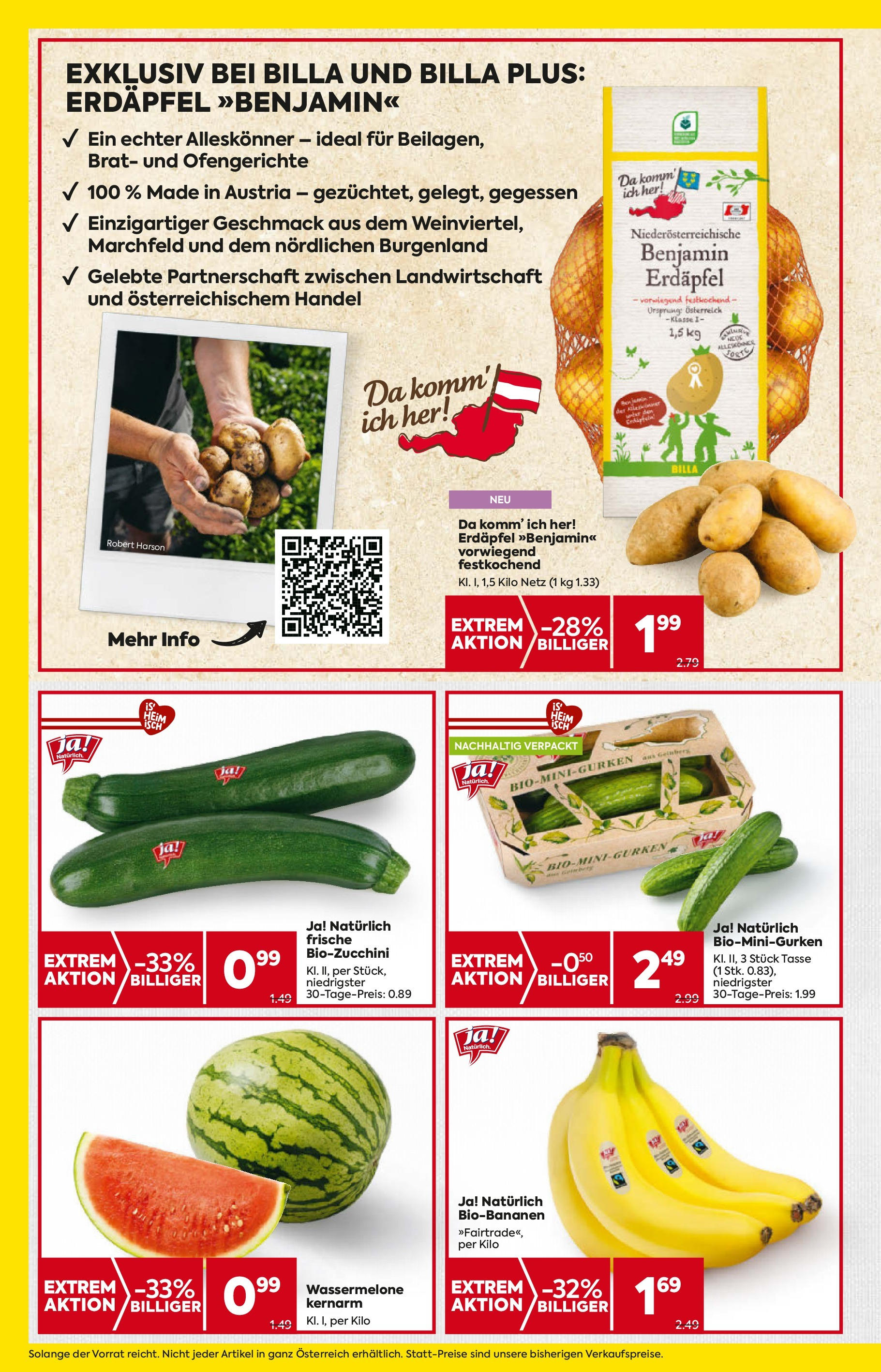 Billa - BILLA: Flugblatt gültig bei BILLA & BILLA PLUS ab 27.08.2025 - Angebote, Prospekt | Seite: 8 | Produkte: Wassermelone