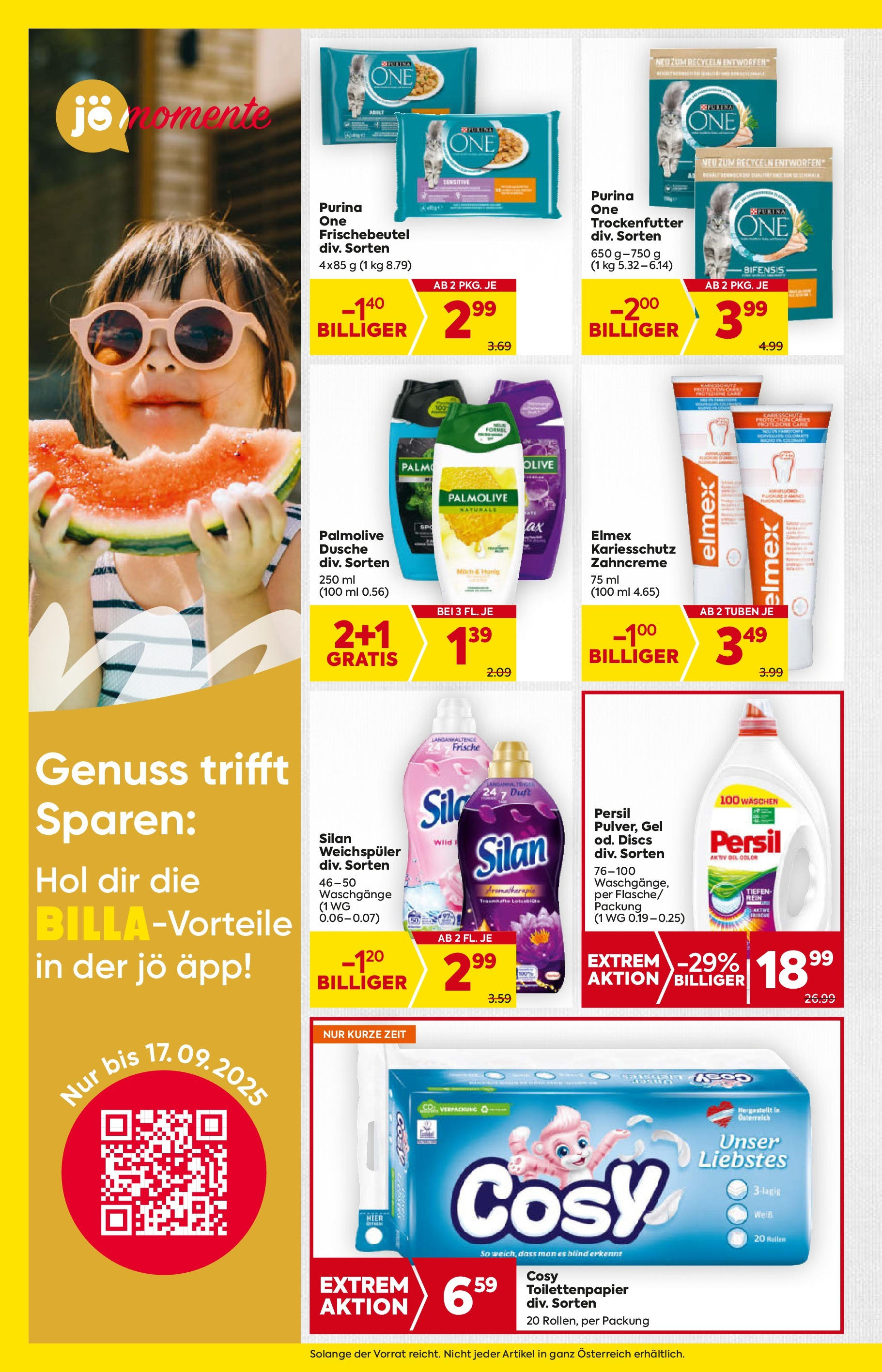 Billa - BILLA: Flugblatt gültig bei BILLA & BILLA PLUS ab 27.08.2025 - Angebote, Prospekt | Seite: 18 | Produkte: Dusche, Duft, Milch, Weichspüler