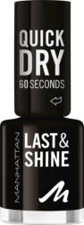 MANHATTAN Cosmetics Nagellack Last & Shine 790 Black Is Black