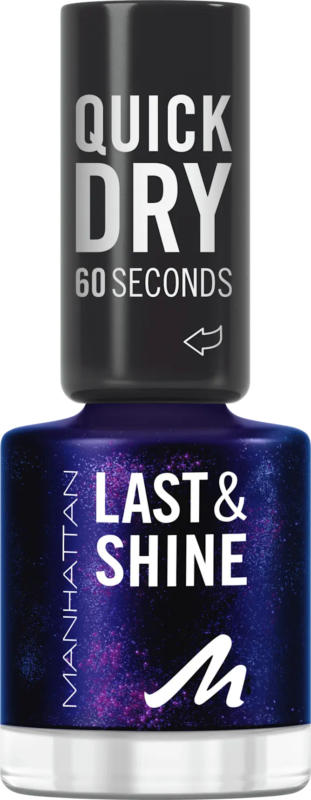 MANHATTAN Cosmetics Nagellack Last & Shine 040 Midnight Rush