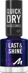 MANHATTAN Cosmetics Nagellack Last & Shine 040 Midnight Rush