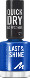 MANHATTAN Cosmetics Nagellack Last & Shine 828 Danny Boy Blue