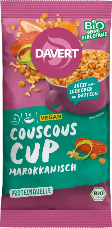 Davert Fertiggericht, Couscous Cup Marokkanisch
