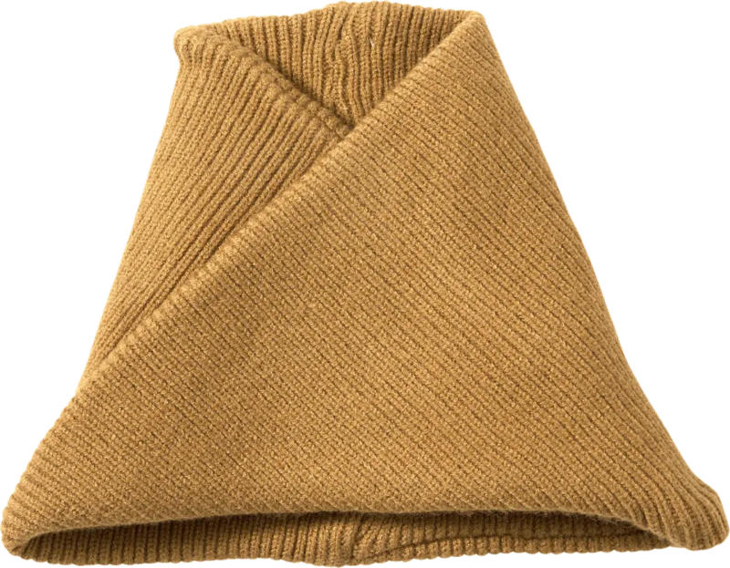 PUSBLU Loop Schal aus Strick & mit Viskose, braun