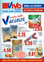 Vivo Supermercati Rrientro dalle vacanze - al 06.09.2025