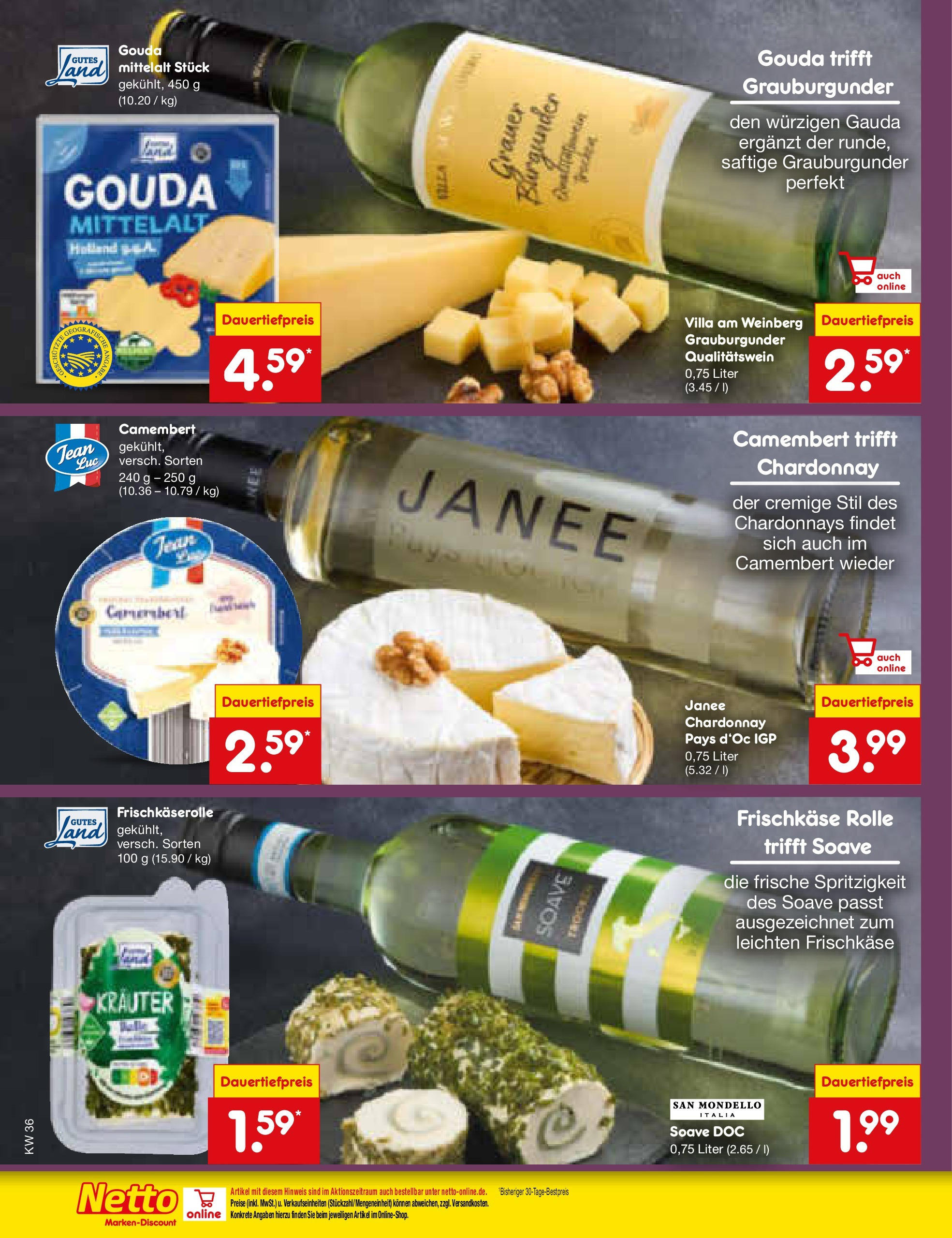 Netto Marken-Discount prospekt Frankfurt (ab 01.09.2025) » Angebote | Seite: 30 | Produkte: Gouda, Frischkase Netto Marken-Discount prospekt Frankfurt (ab 01.09.2025) » Angebote | Seite: 30 | Produkte: Gouda, Frischkase