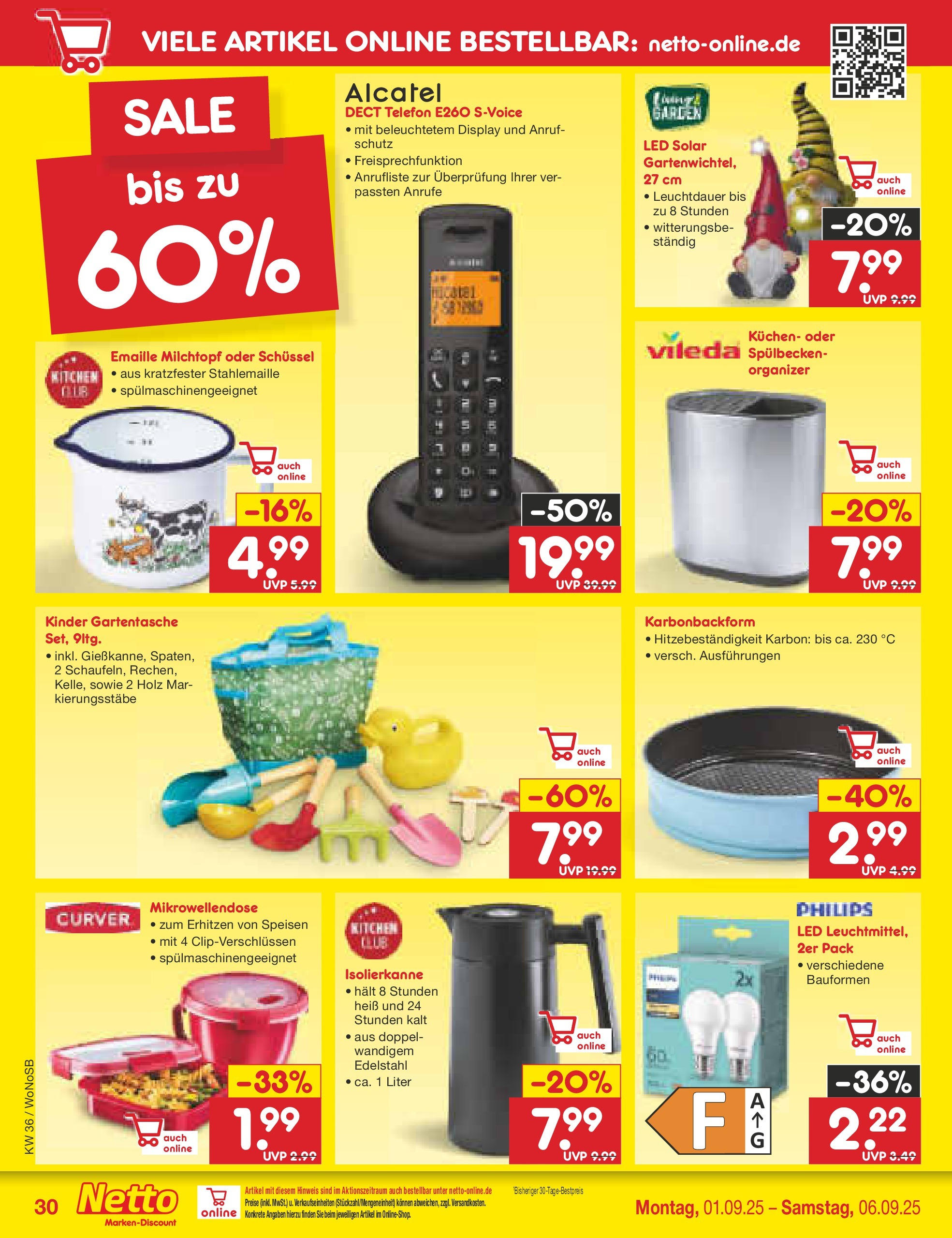 Netto Marken-Discount prospekt Frankfurt (ab 01.09.2025) » Angebote | Seite: 42 | Produkte: Philips, Kuchen, Telefon Netto Marken-Discount prospekt Frankfurt (ab 01.09.2025) » Angebote | Seite: 42 | Produkte: Philips, Kuchen, Telefon