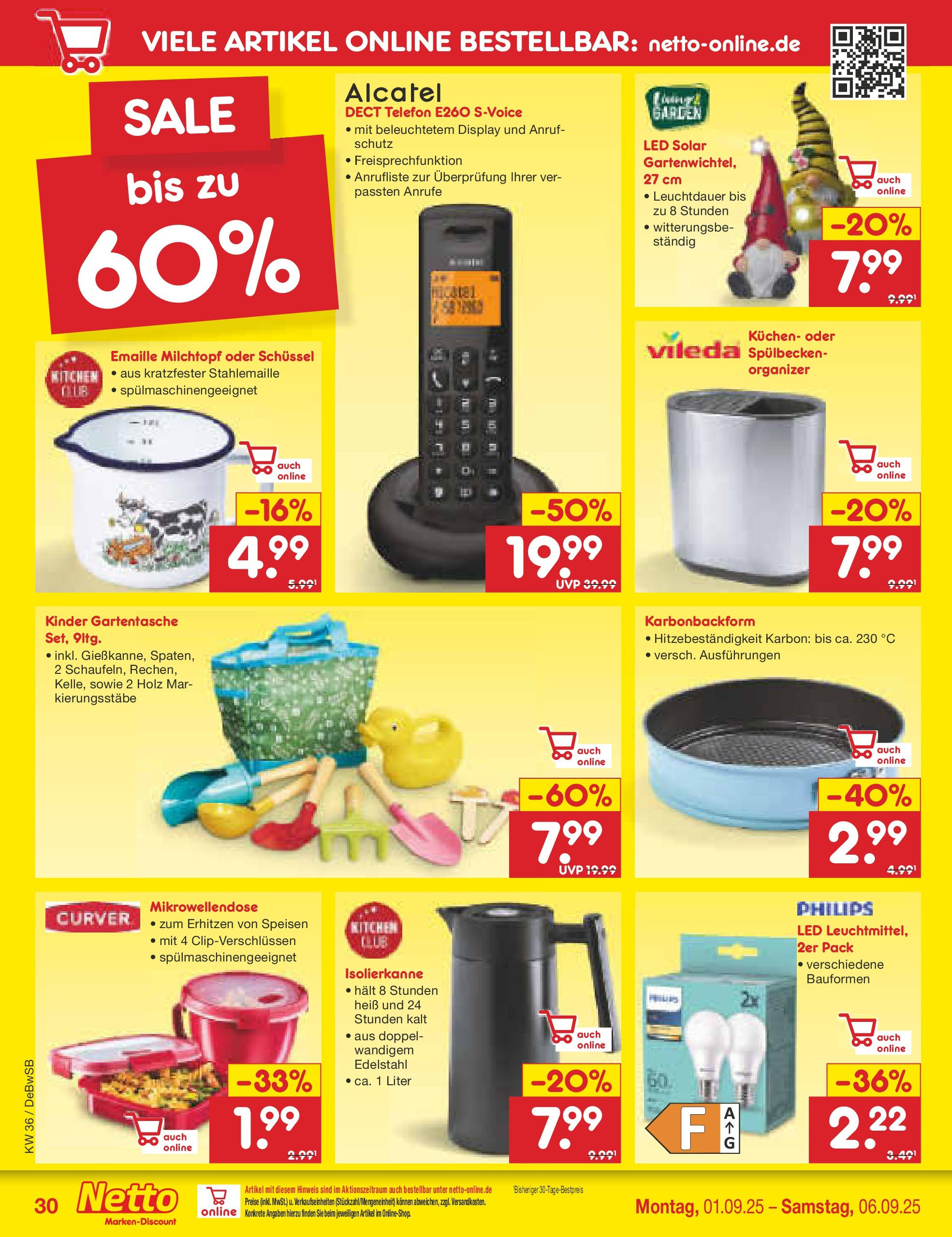 Netto Marken-Discount prospekt Waiblingen-Bittenfeld (ab 01.09.2025) » Angebote | Seite: 42 | Produkte: Philips, Kuchen, Telefon Netto Marken-Discount prospekt Waiblingen-Bittenfeld (ab 01.09.2025) » Angebote | Seite: 42 | Produkte: Philips, Kuchen, Telefon