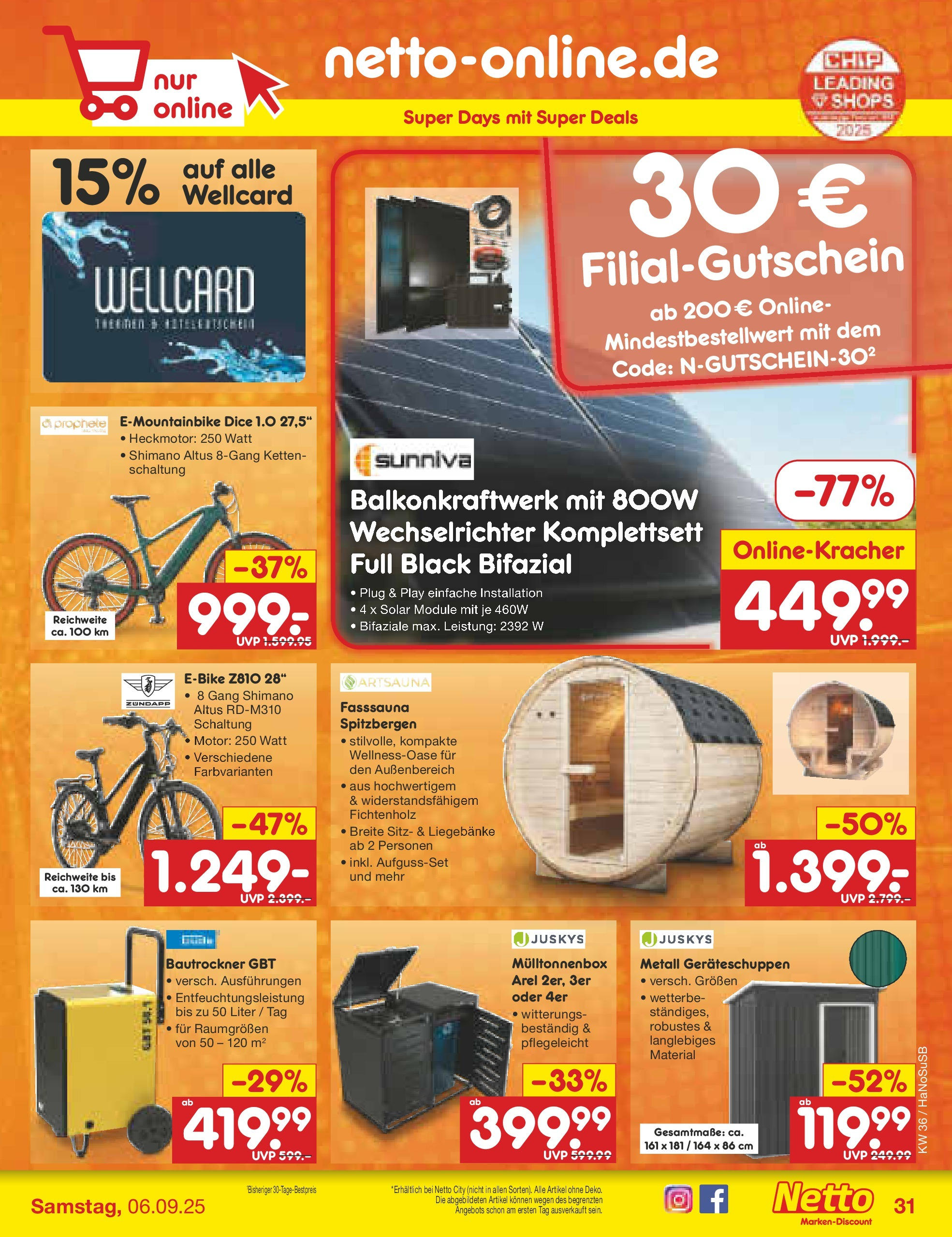 Netto Marken-Discount prospekt Wuppertal (ab 01.09.2025) » Angebote | Seite: 43 Netto Marken-Discount prospekt Wuppertal (ab 01.09.2025) » Angebote | Seite: 43