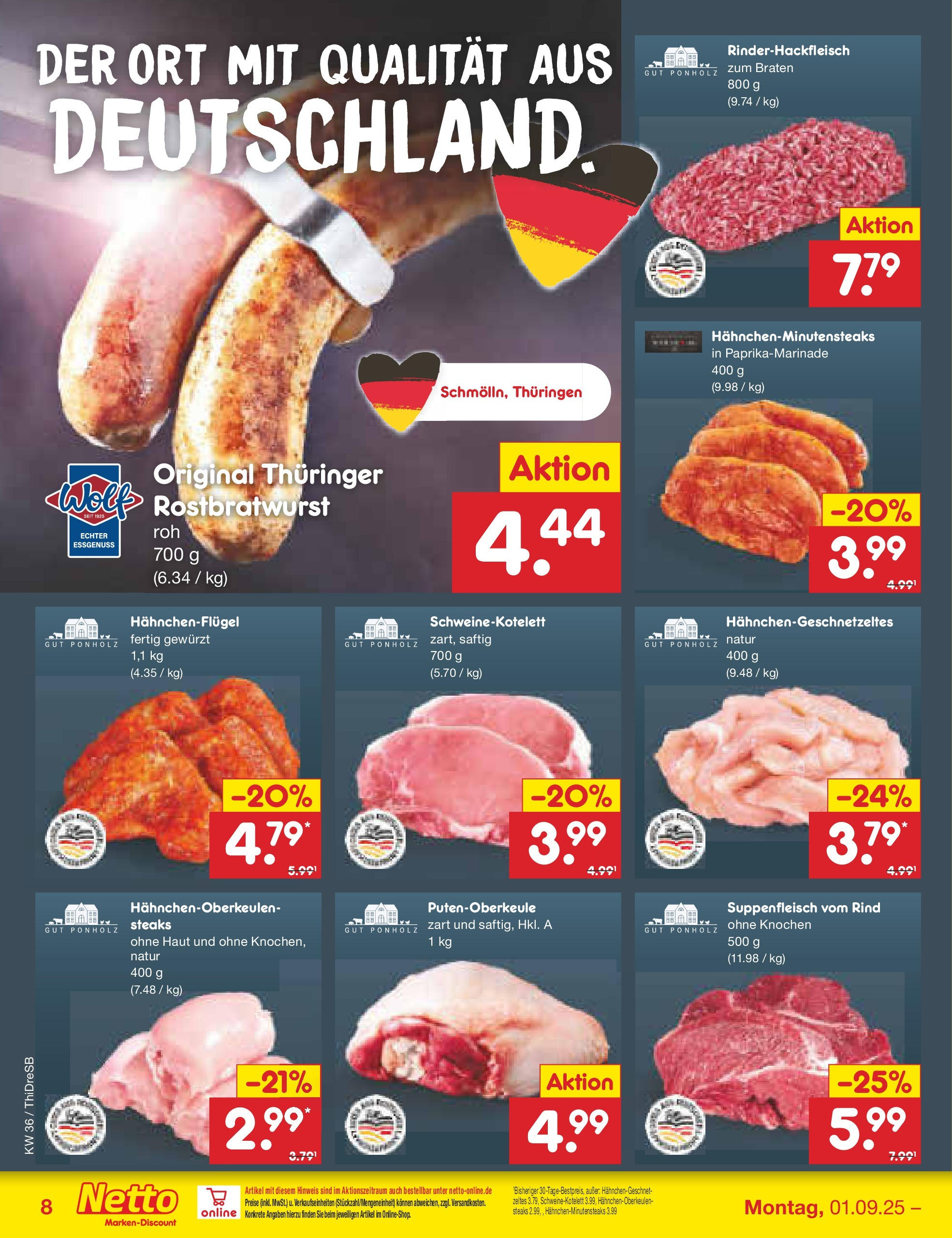 Netto Marken-Discount prospekt Dresden	 (ab 01.09.2025) » Angebote | Seite: 10 | Produkte: Suppenfleisch