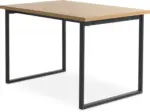 JYSK JYSK Кухненска маса AABENRAA 80x120 цвят топъл дъб/черно