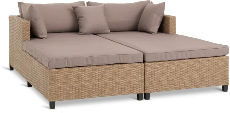 JYSK Шезлонг HALLING Ш179xД187 натурал