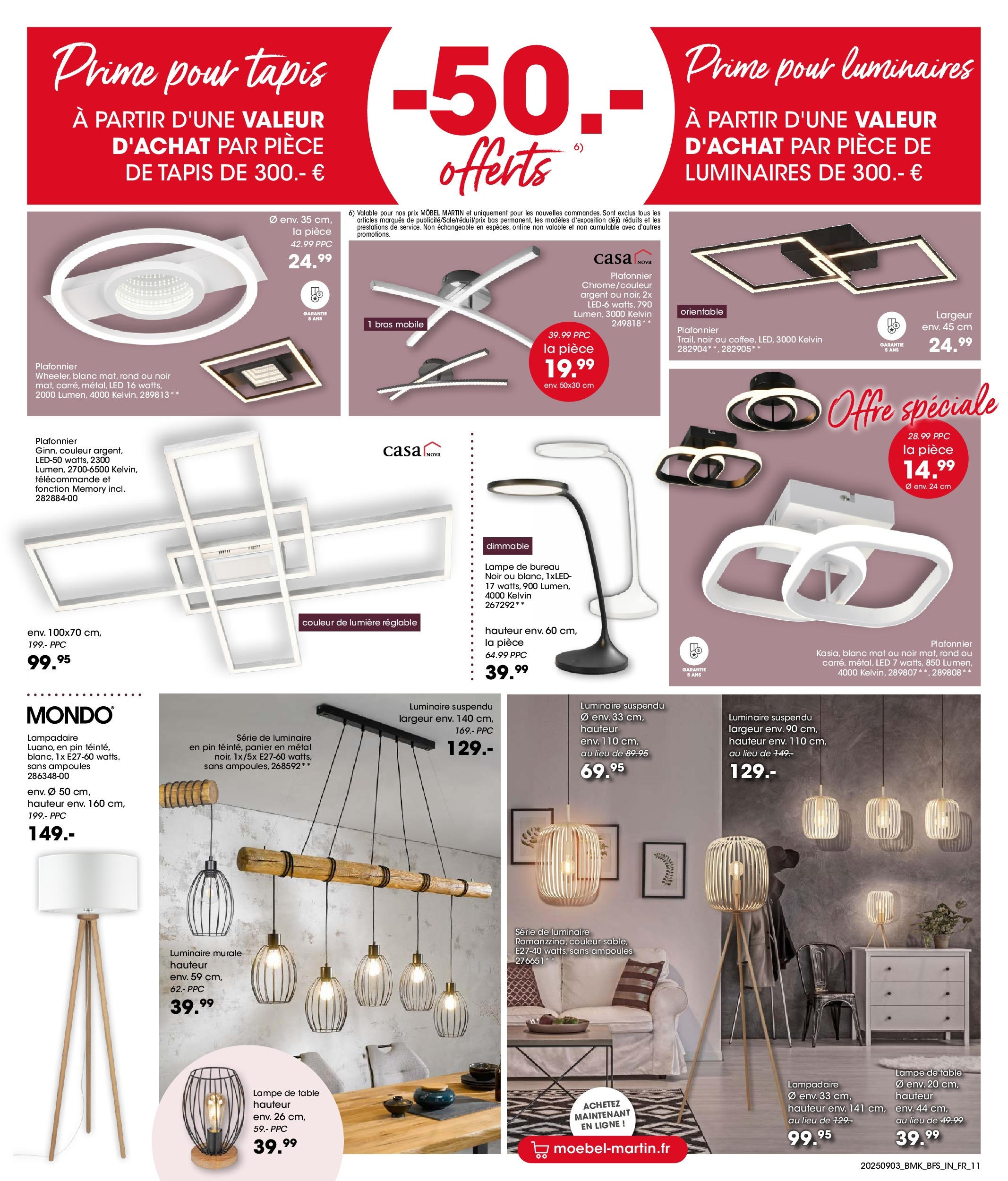 Möbel Martin - Möbel Martin: Offres hebdomadaires à partir du 02/09/2025 - promo en ligne | Page: 11 | Produits: Bureau, Tapis, Télécommande, Lampe de bureau Möbel Martin - Möbel Martin: Offres hebdomadaires à partir du 02/09/2025 - promo en ligne | Page: 11 | Produits: Bureau, Tapis, Télécommande, Lampe de bureau