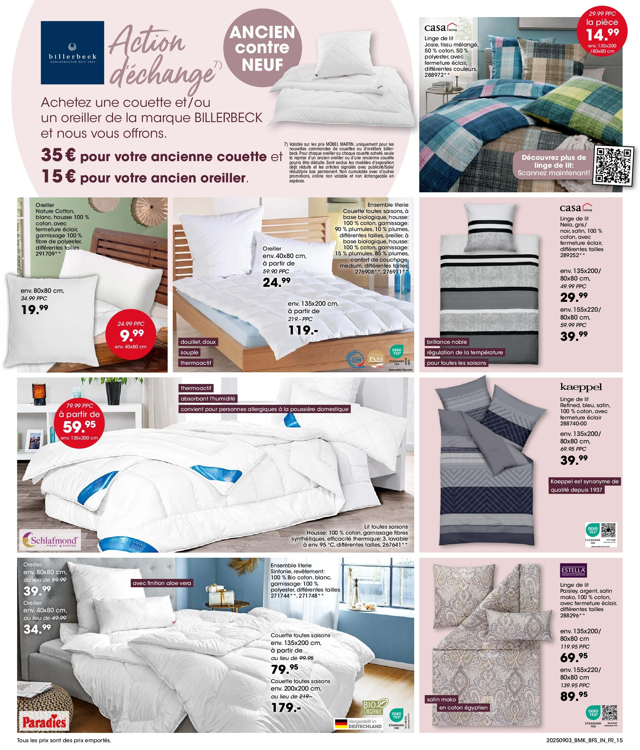 Möbel Martin - Möbel Martin: Offres hebdomadaires à partir du 02/09/2025 - promo en ligne | Page: 15 | Produits: Base, Oreiller, Thé, Literie Möbel Martin - Möbel Martin: Offres hebdomadaires à partir du 02/09/2025 - promo en ligne | Page: 15 | Produits: Base, Oreiller, Thé, Literie