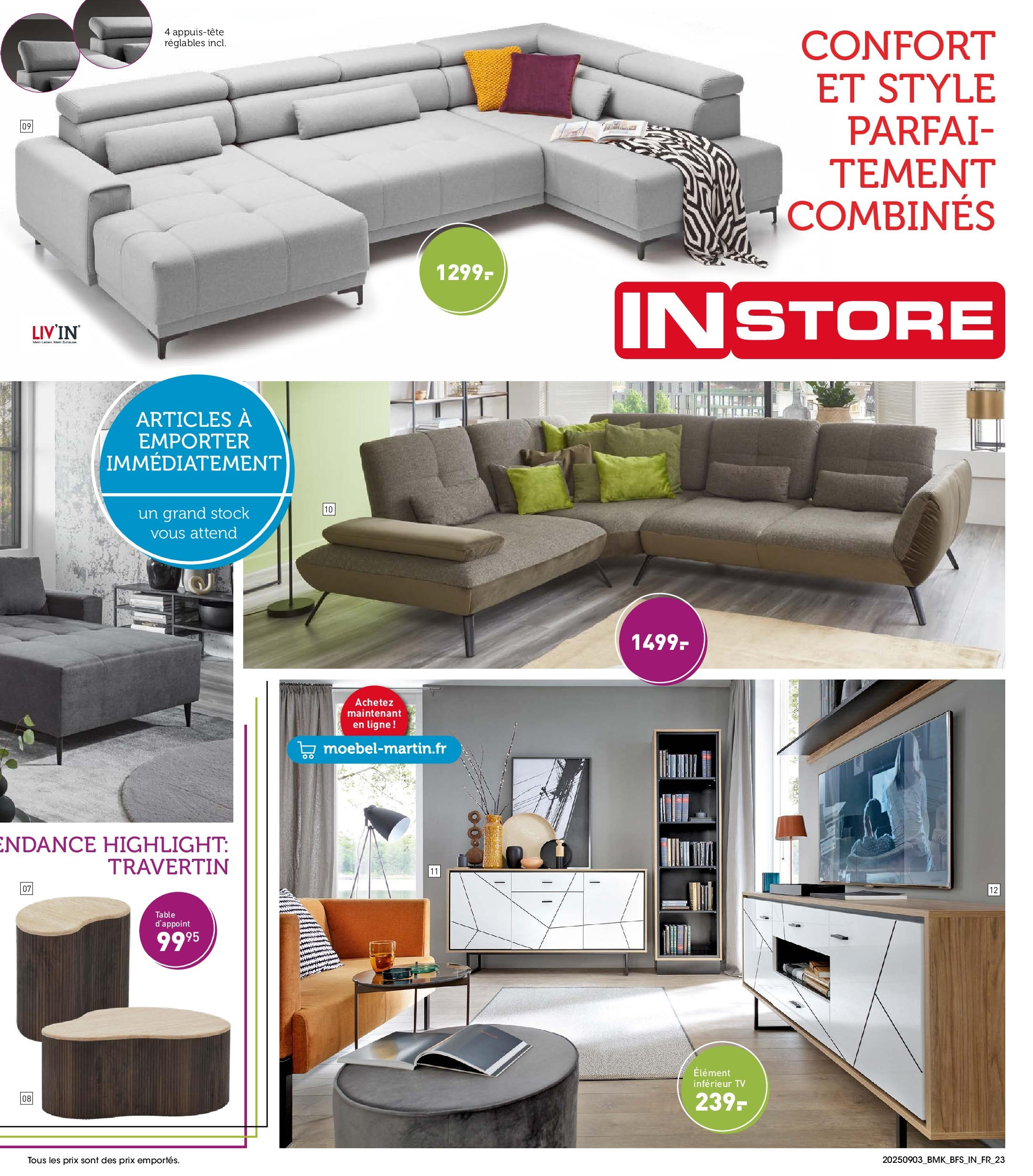 Möbel Martin - Möbel Martin: Offres hebdomadaires à partir du 02/09/2025 - promo en ligne | Page: 23 | Produits: Store, Table Möbel Martin - Möbel Martin: Offres hebdomadaires à partir du 02/09/2025 - promo en ligne | Page: 23 | Produits: Store, Table