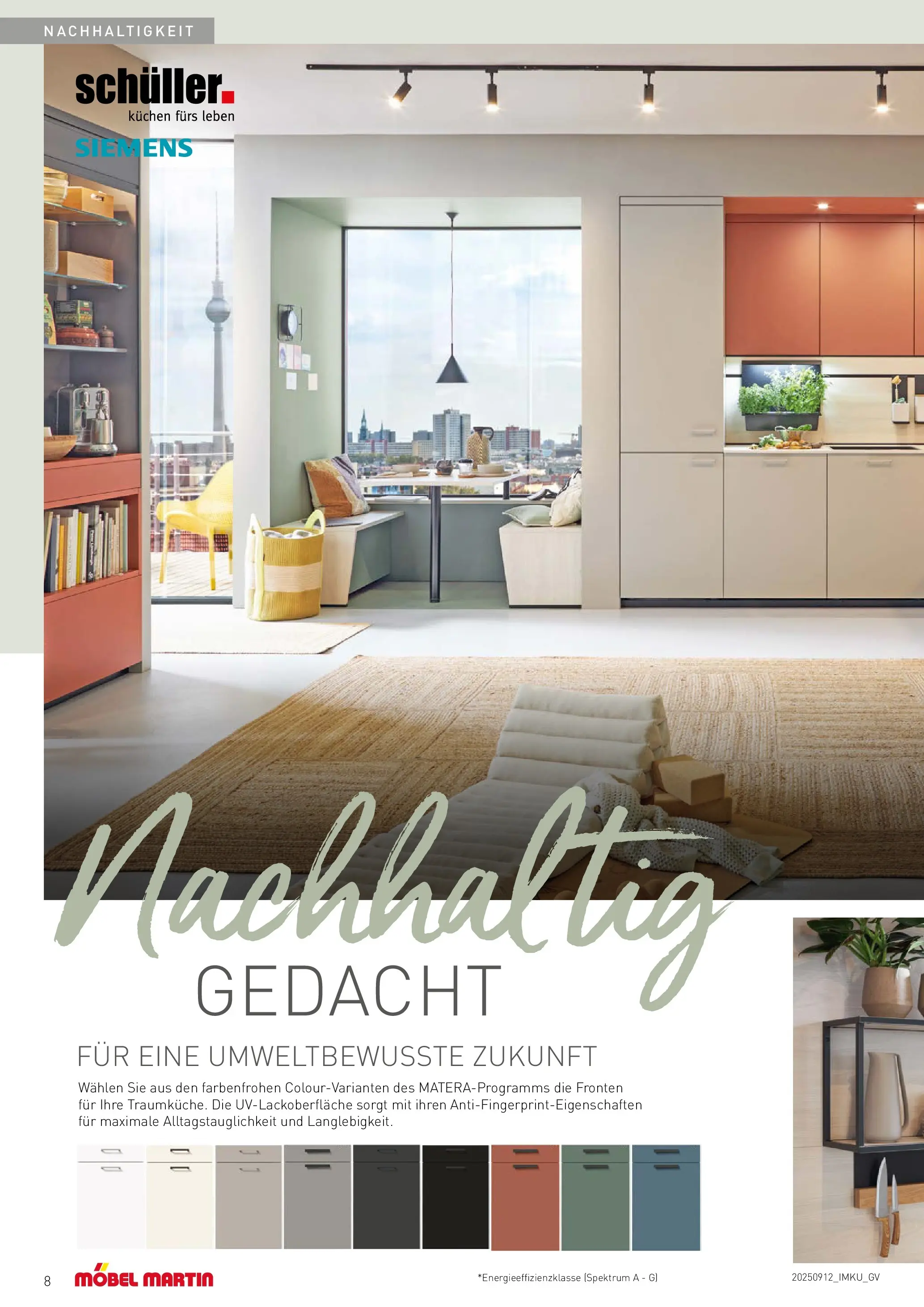 Möbel Martin Meine Küche 2025 (ab 15.09.2025) zum Blättern | Seite: 8 | Produkte: Siemens, Kuchen