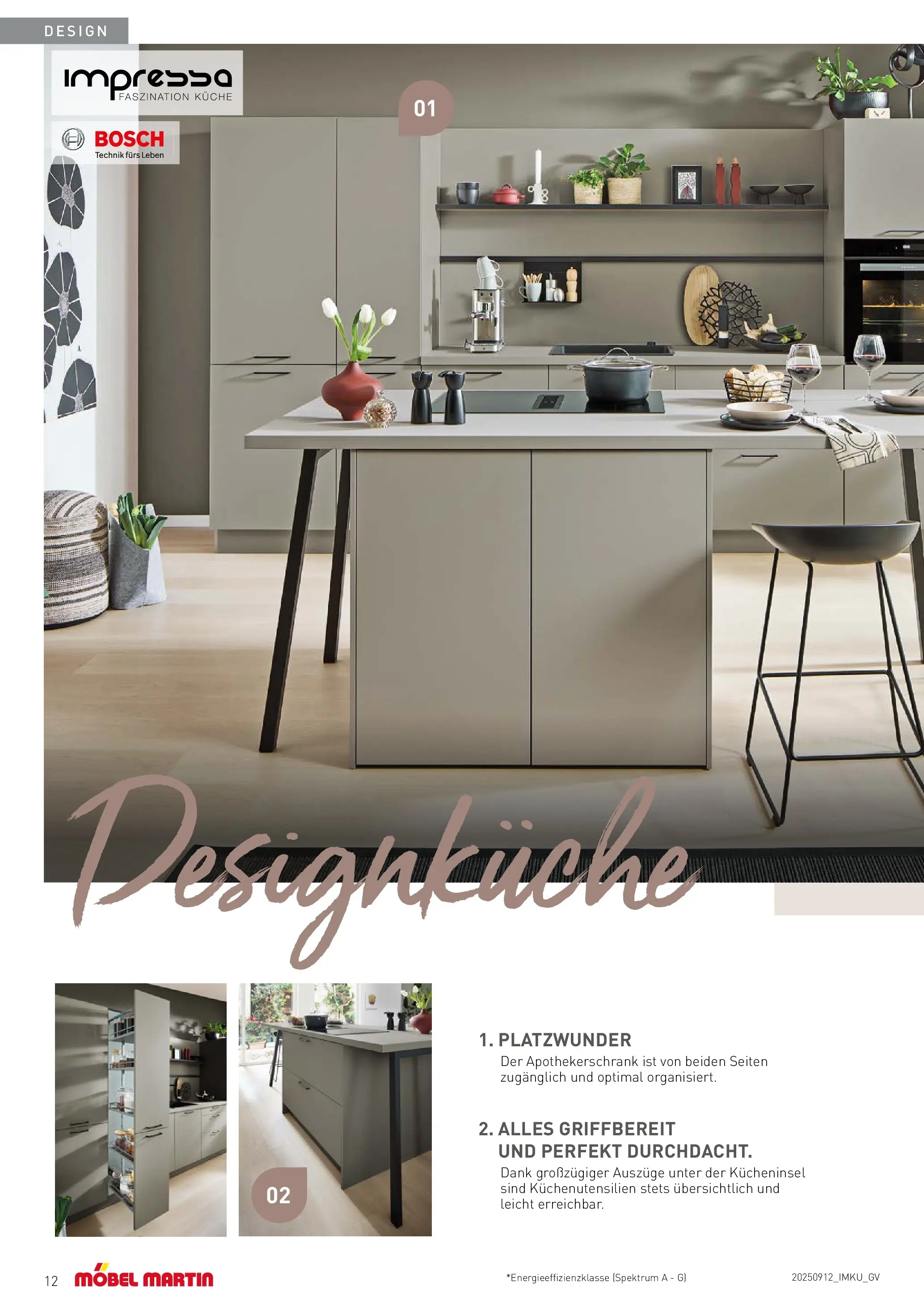 Möbel Martin Meine Küche 2025 (ab 15.09.2025) zum Blättern | Seite: 12 | Produkte: Bosch, Küche