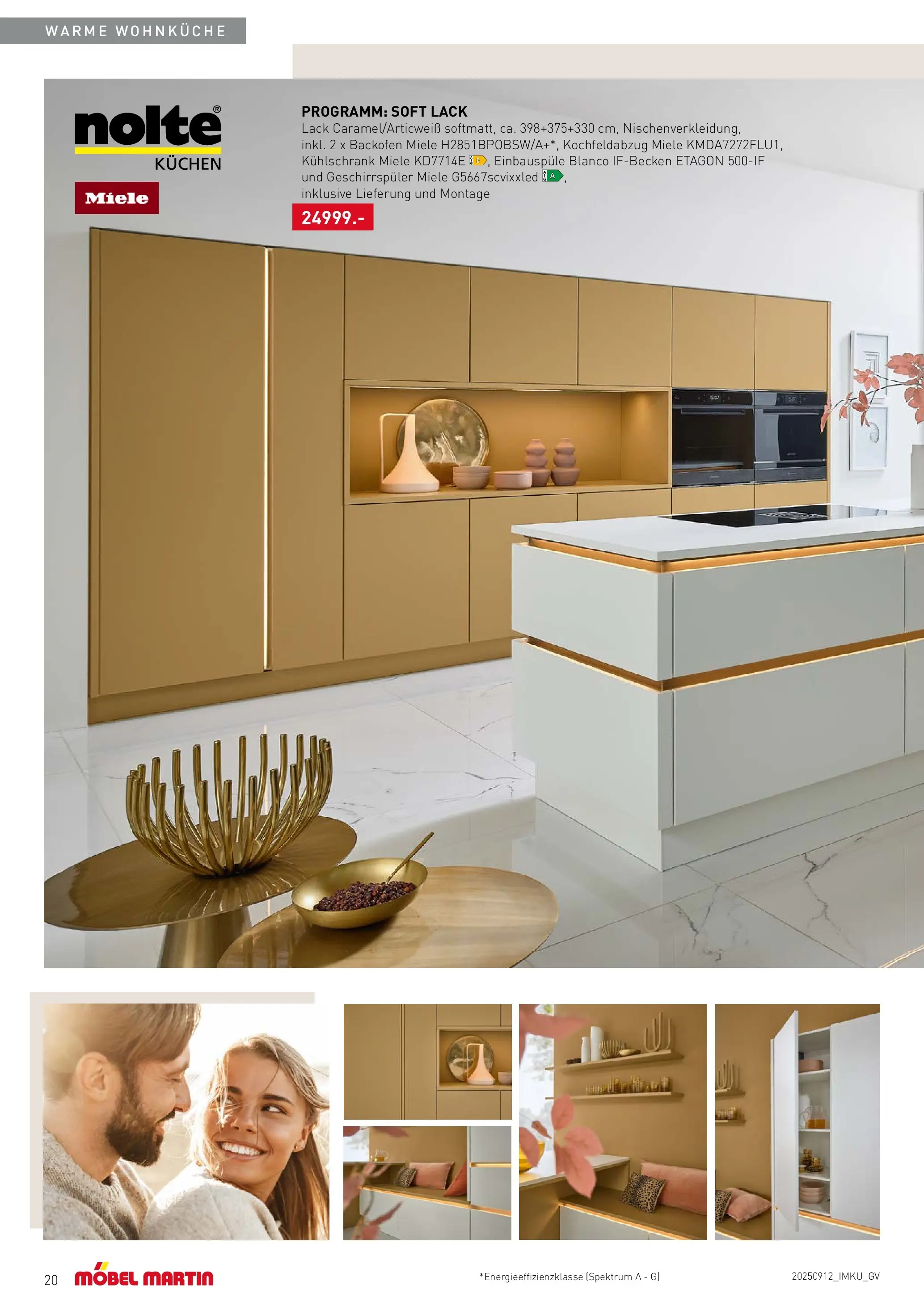 Möbel Martin Meine Küche 2025 (ab 15.09.2025) zum Blättern | Seite: 20 | Produkte: Miele, Geschirrspüler, Kühlschrank, Backofen