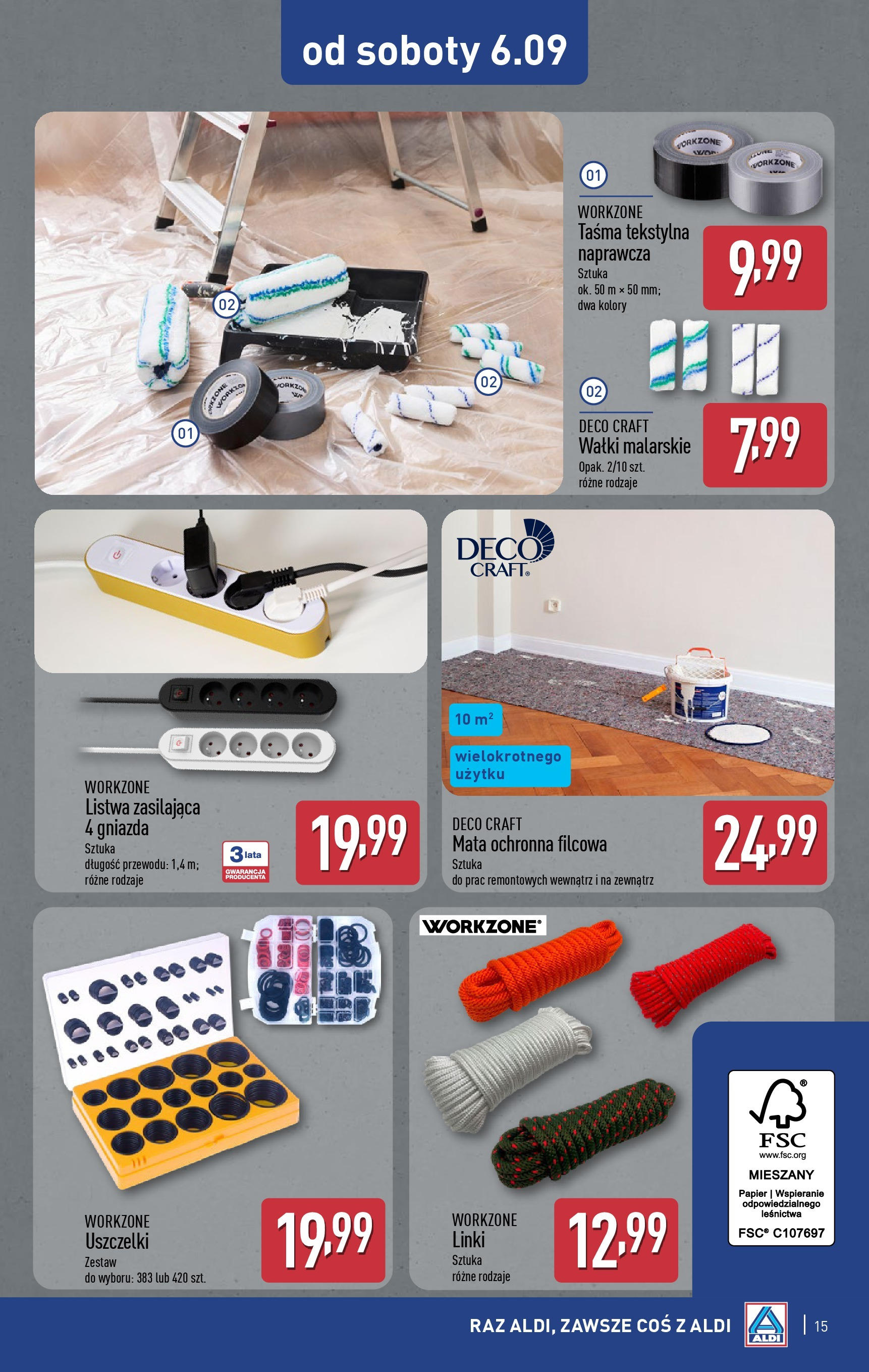 Aldi Gazetka - Hity od Środy i od Soboty od 03.09.2025 | Nowa PDF gazetka | Strona: 15 Aldi Gazetka - Hity od Środy i od Soboty od 03.09.2025 - Ulotka PDF, promocje | Strona: 15