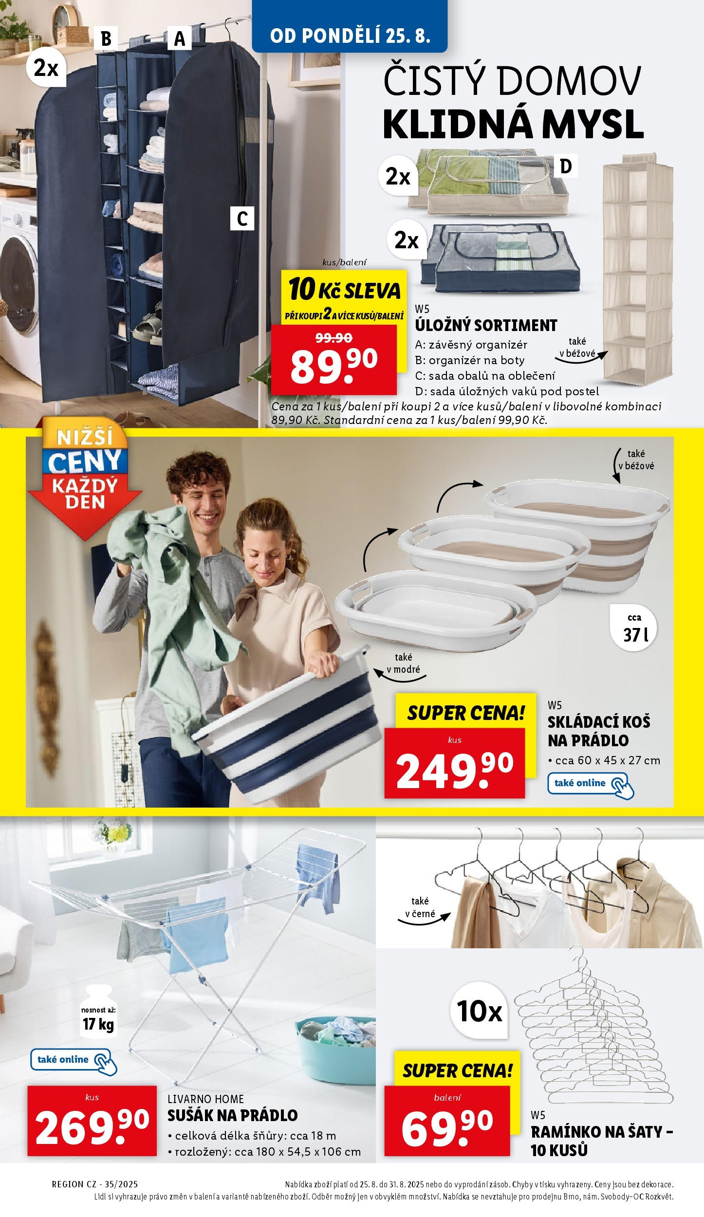 LIDL leták | 25.08.2025 | Akční leták příští týden | Strana: 6 | Produkty: Šaty, Boty, Oblečení, W5 Lidl leták od 25.08.2025 - Nový akční leták | Strana: 6 | Produkty: Šaty, Boty, Oblečení, W5