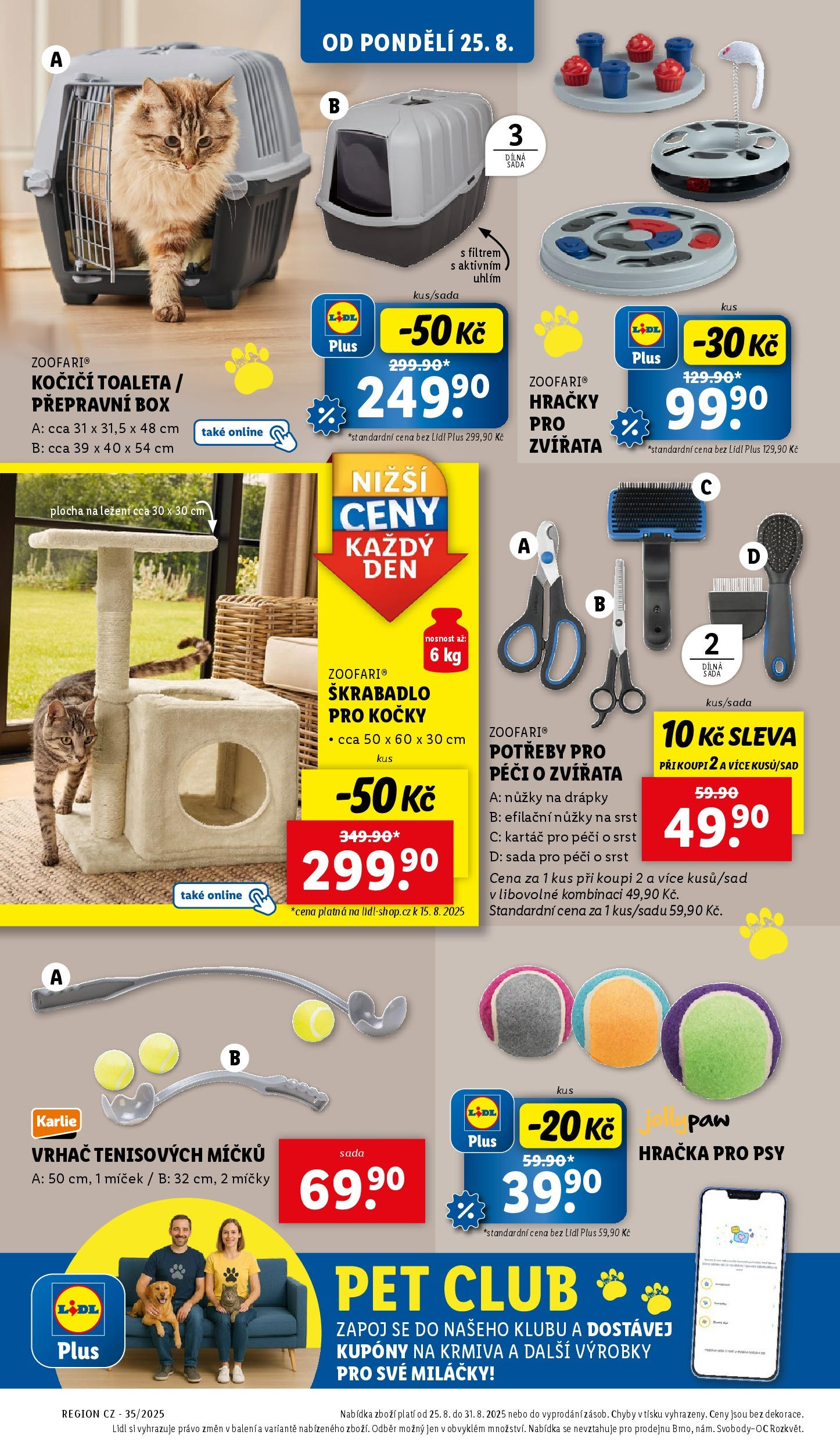 LIDL leták | 25.08.2025 | Akční leták příští týden | Strana: 14 | Produkty: Nůžky, Škrabadlo pro kočky, Škrabadlo, Kartáč Lidl leták od 25.08.2025 - Nový akční leták | Strana: 14 | Produkty: Nůžky, Škrabadlo pro kočky, Škrabadlo, Kartáč