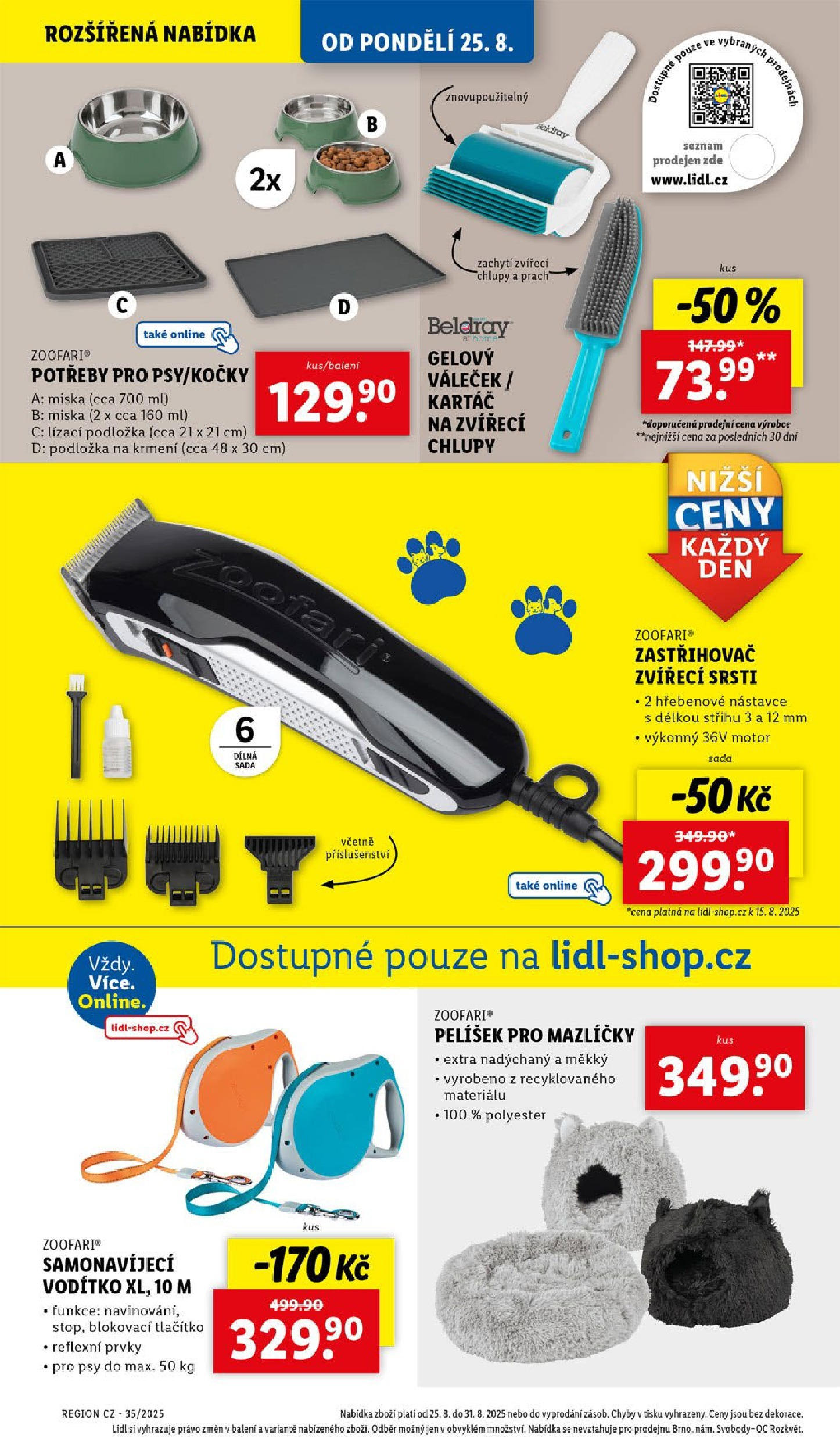LIDL leták | 25.08.2025 | Akční leták příští týden | Strana: 16 | Produkty: Miska, Zastřihovač, Váleček, Kartáč Lidl leták od 25.08.2025 - Nový akční leták | Strana: 16 | Produkty: Miska, Zastřihovač, Váleček, Kartáč