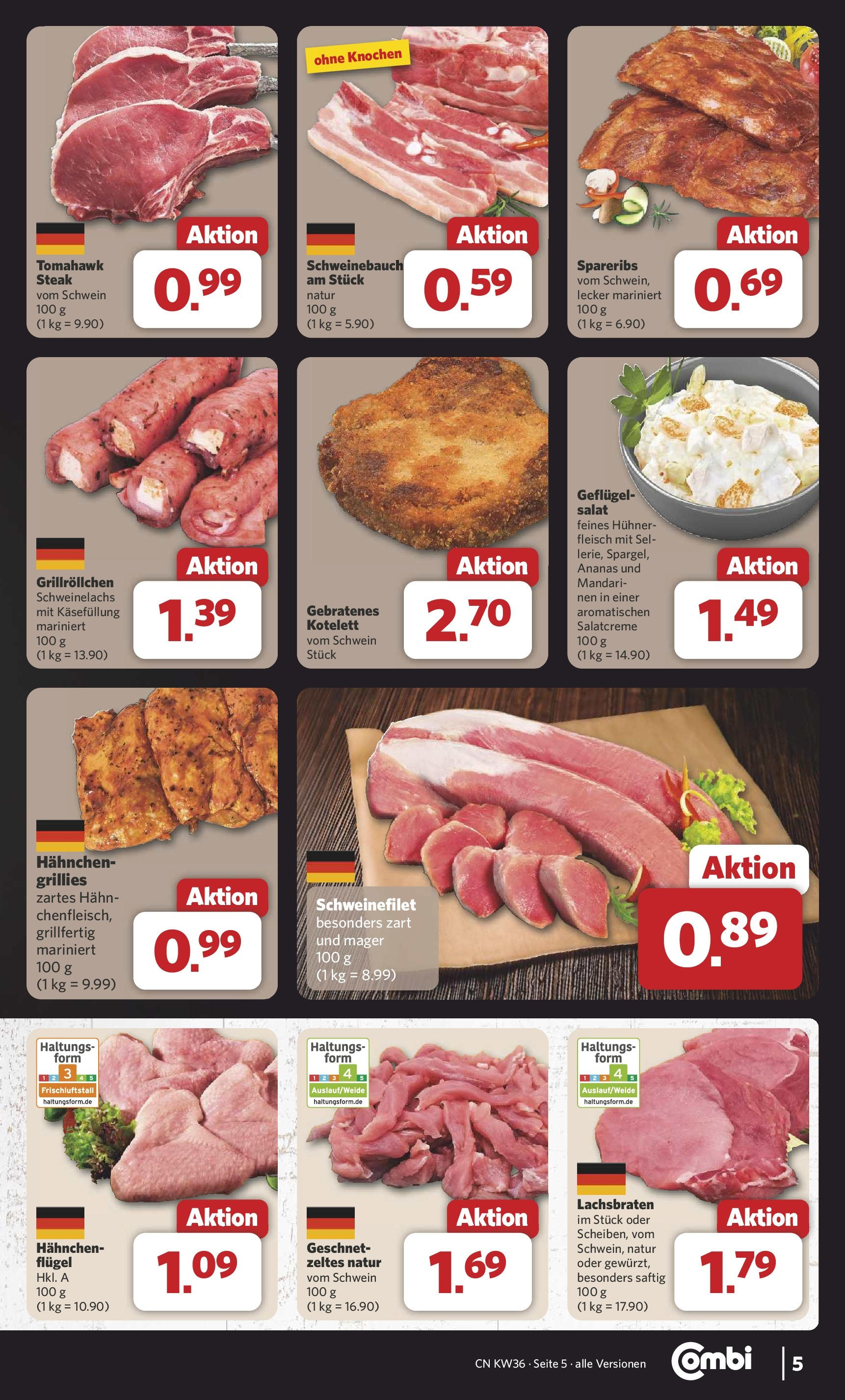 Combi Prospekt Twistringen (ab 01.09.2025) zum Blättern | Seite: 6 | Produkte: Ananas, Schweinefilet, Steak, Salat Combi Prospekt Twistringen (ab 01.09.2025) zum Blättern | Seite: 6 | Produkte: Ananas, Schweinefilet, Steak, Salat