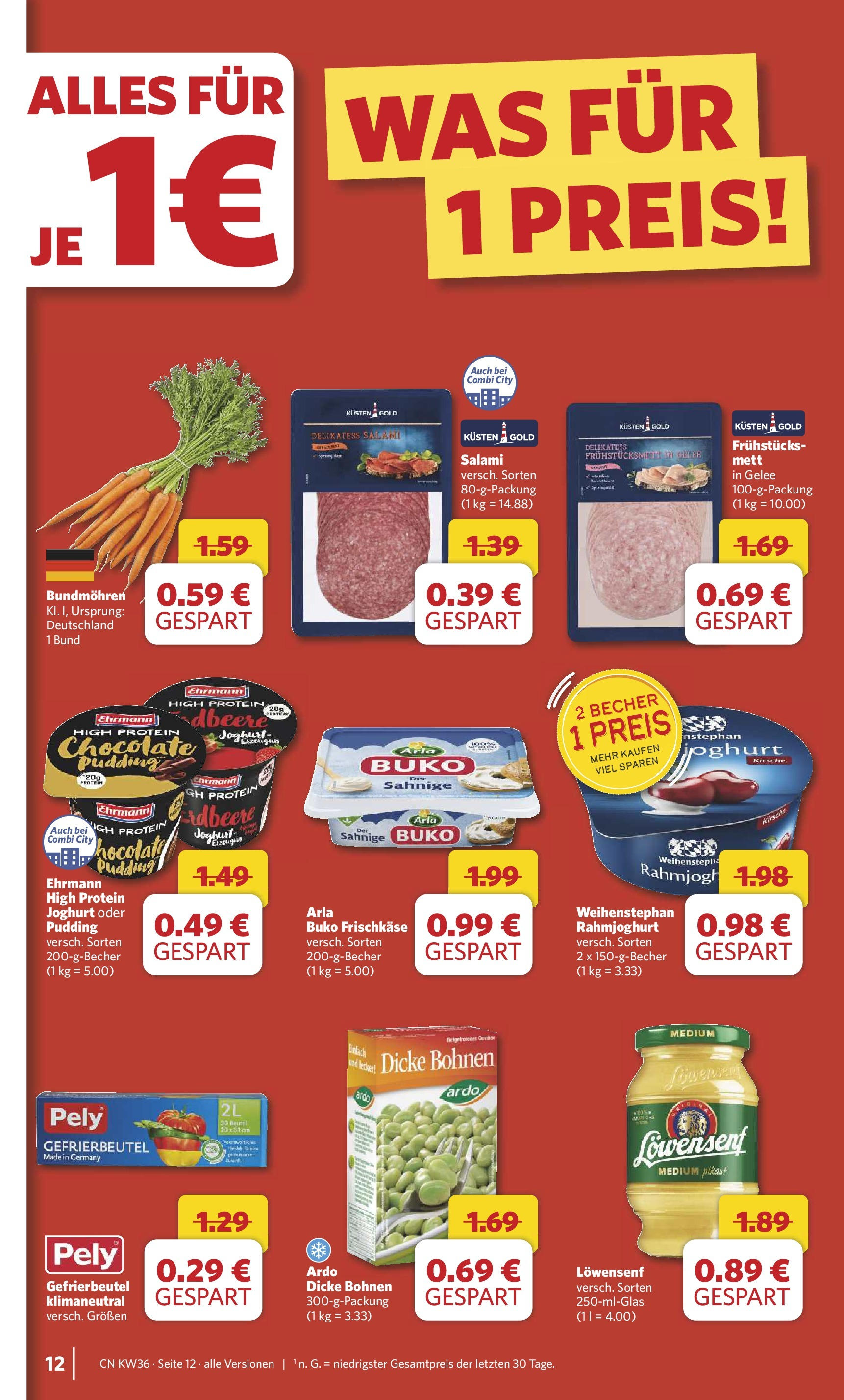 Combi Prospekt Twistringen (ab 01.09.2025) zum Blättern | Seite: 16 | Produkte: Pudding, Arla buko, Salami, Frischkase Combi Prospekt Twistringen (ab 01.09.2025) zum Blättern | Seite: 16 | Produkte: Pudding, Arla buko, Salami, Frischkase