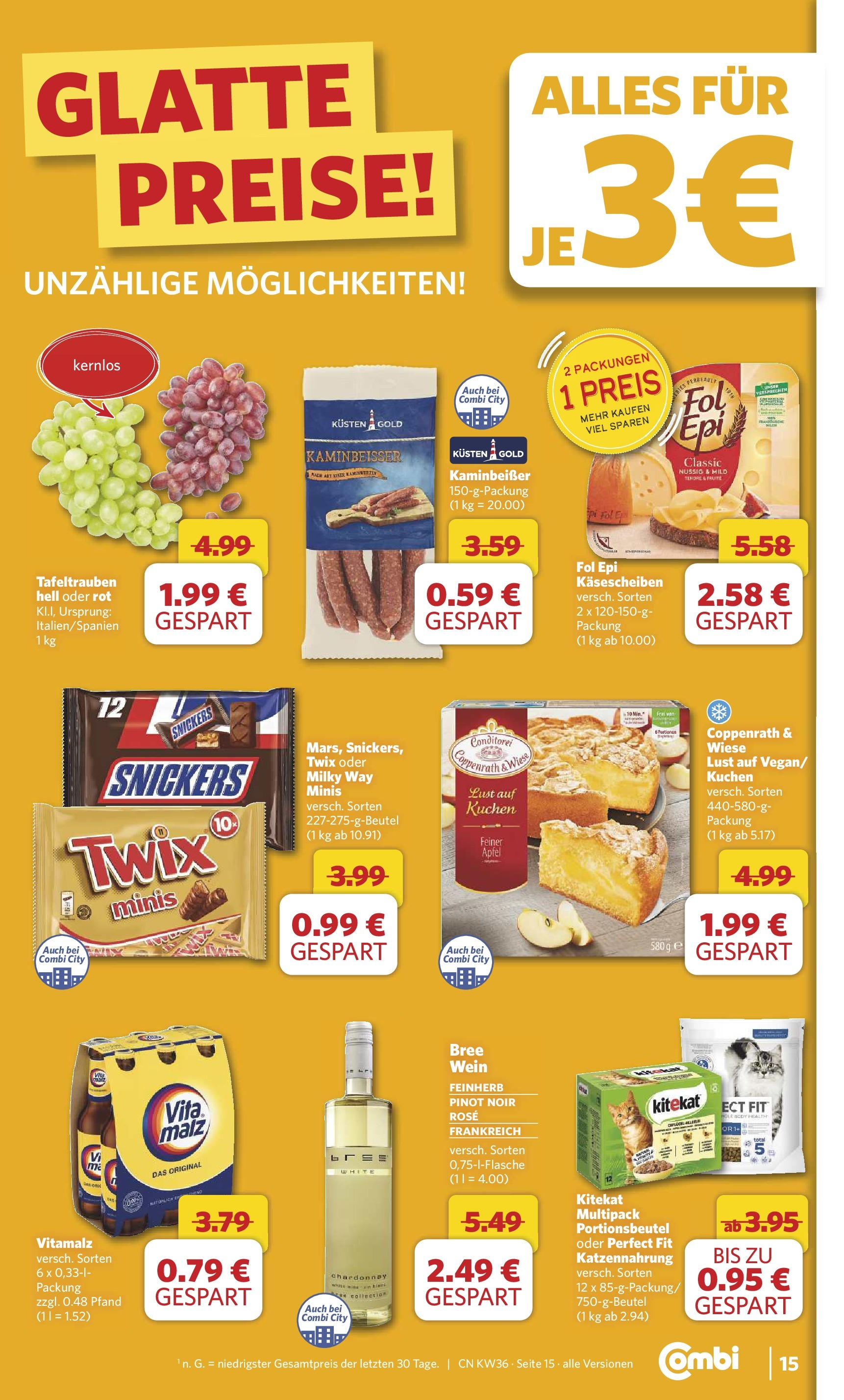Combi Prospekt Twistringen (ab 01.09.2025) zum Blättern | Seite: 21 | Produkte: Bree, Äpfel, Snickers, Wein Combi Prospekt Twistringen (ab 01.09.2025) zum Blättern | Seite: 21 | Produkte: Bree, Äpfel, Snickers, Wein