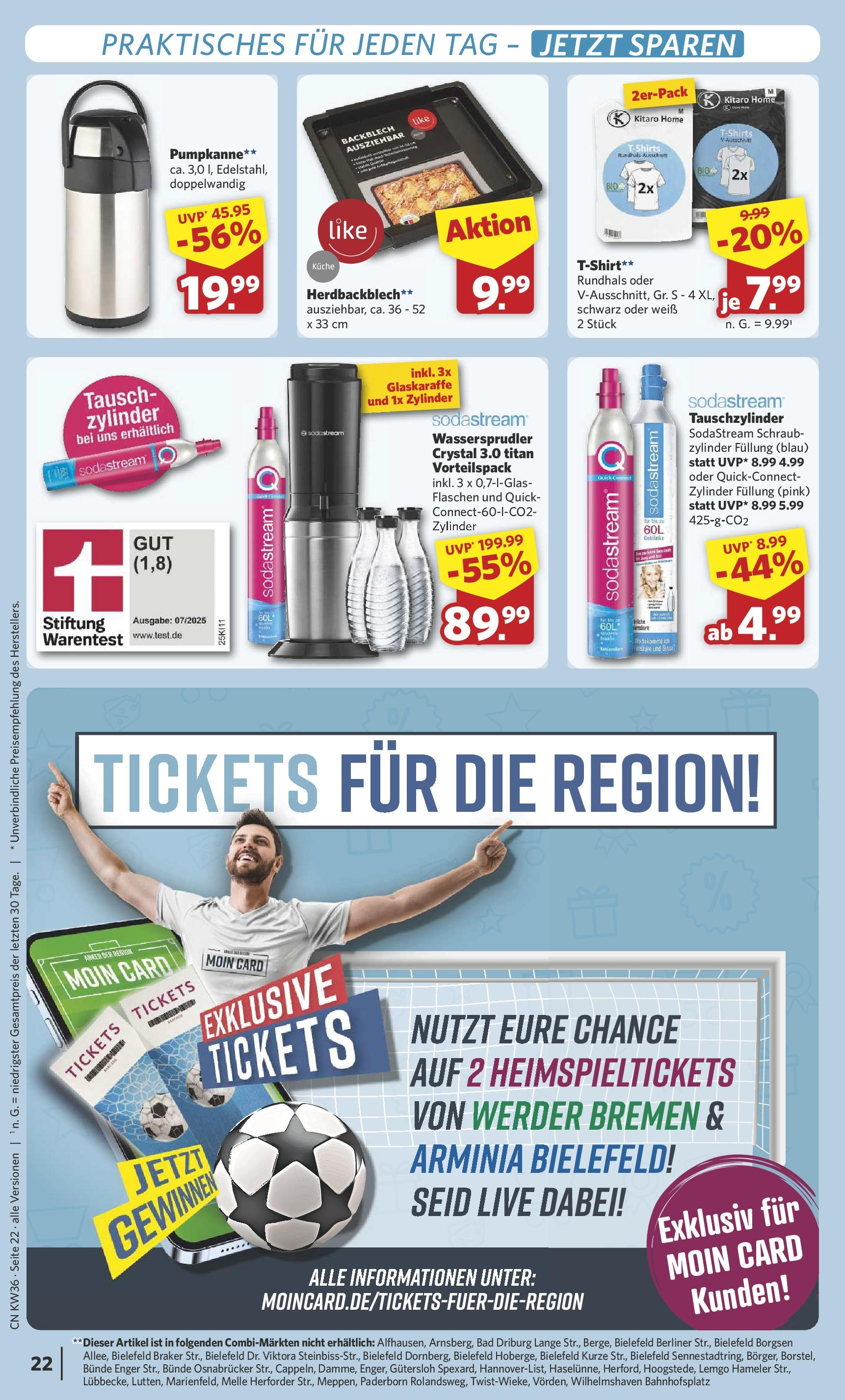 Combi Prospekt Twistringen (ab 01.09.2025) zum Blättern | Seite: 30 | Produkte: Berliner, Bad, Küche, Sodastream Combi Prospekt Twistringen (ab 01.09.2025) zum Blättern | Seite: 30 | Produkte: Berliner, Bad, Küche, Sodastream