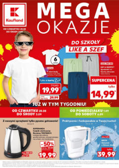 Pogląd gazetki "Mega okazje" ze sklepu Kaufland ważnej od 28.08.2025