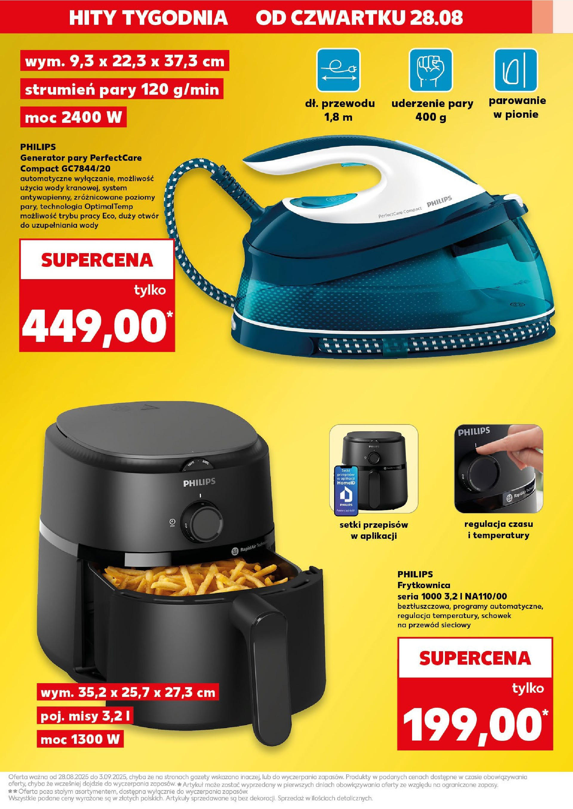 Kaufland gazetka - Mega okazje (28.08.2025) - od jutra | Strona: 3 | Produkty: Frytkownica, Generator pary Kaufland gazetka - Mega okazje od 28.08.2025 - od jutra PDF | Strona: 3 | Produkty: Frytkownica, Generator pary