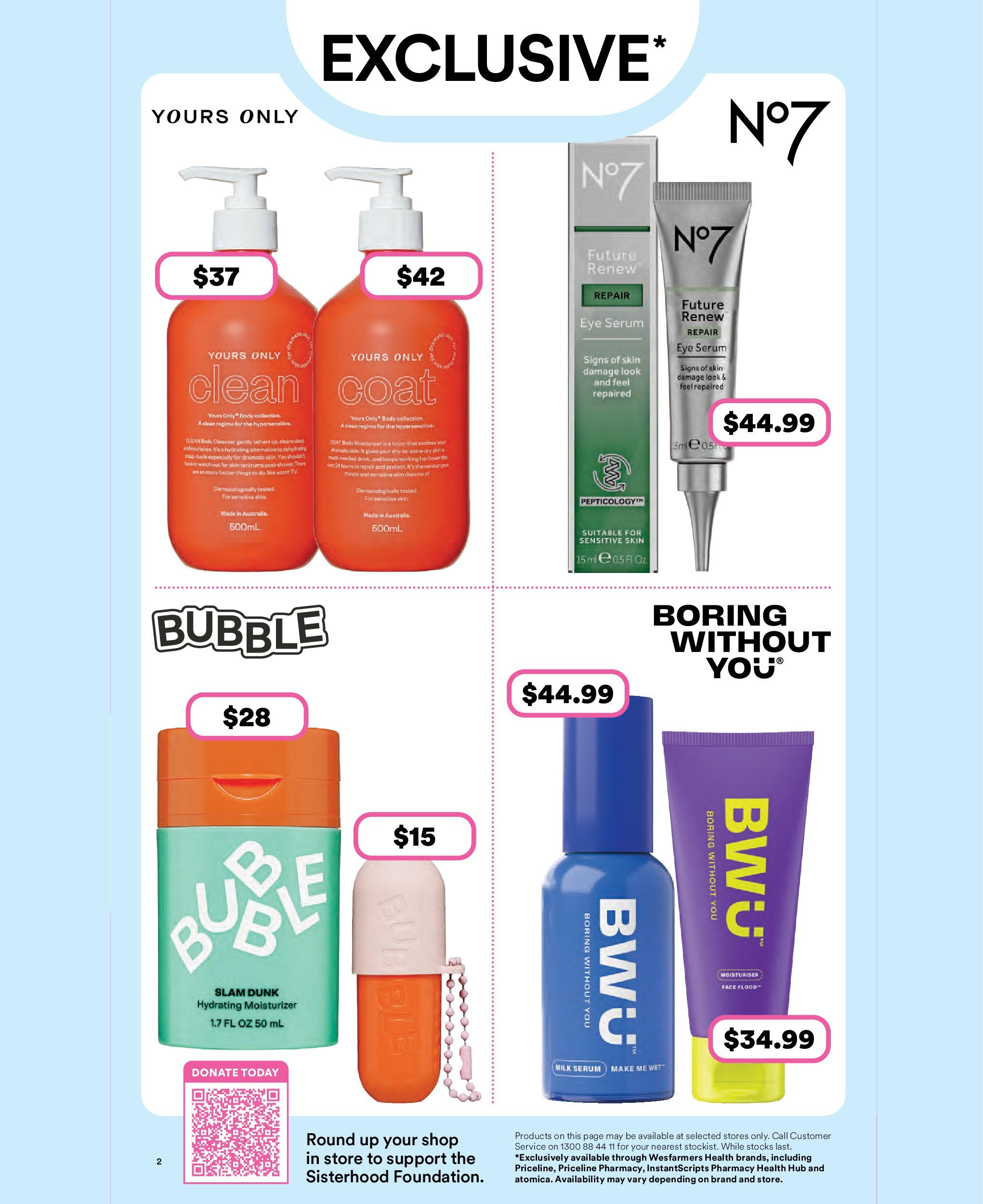 Priceline Pharmacy weekly catalogue from 27/08/2025 ?️ | Page: 2 | Products: Milk, Lotion, Coat, Sensitive skin Priceline Pharmacy - Hello Spring - 27/08/2025 > weekly / monthly specials | Page: 2 | Products: Milk, Lotion, Coat, Sensitive skin