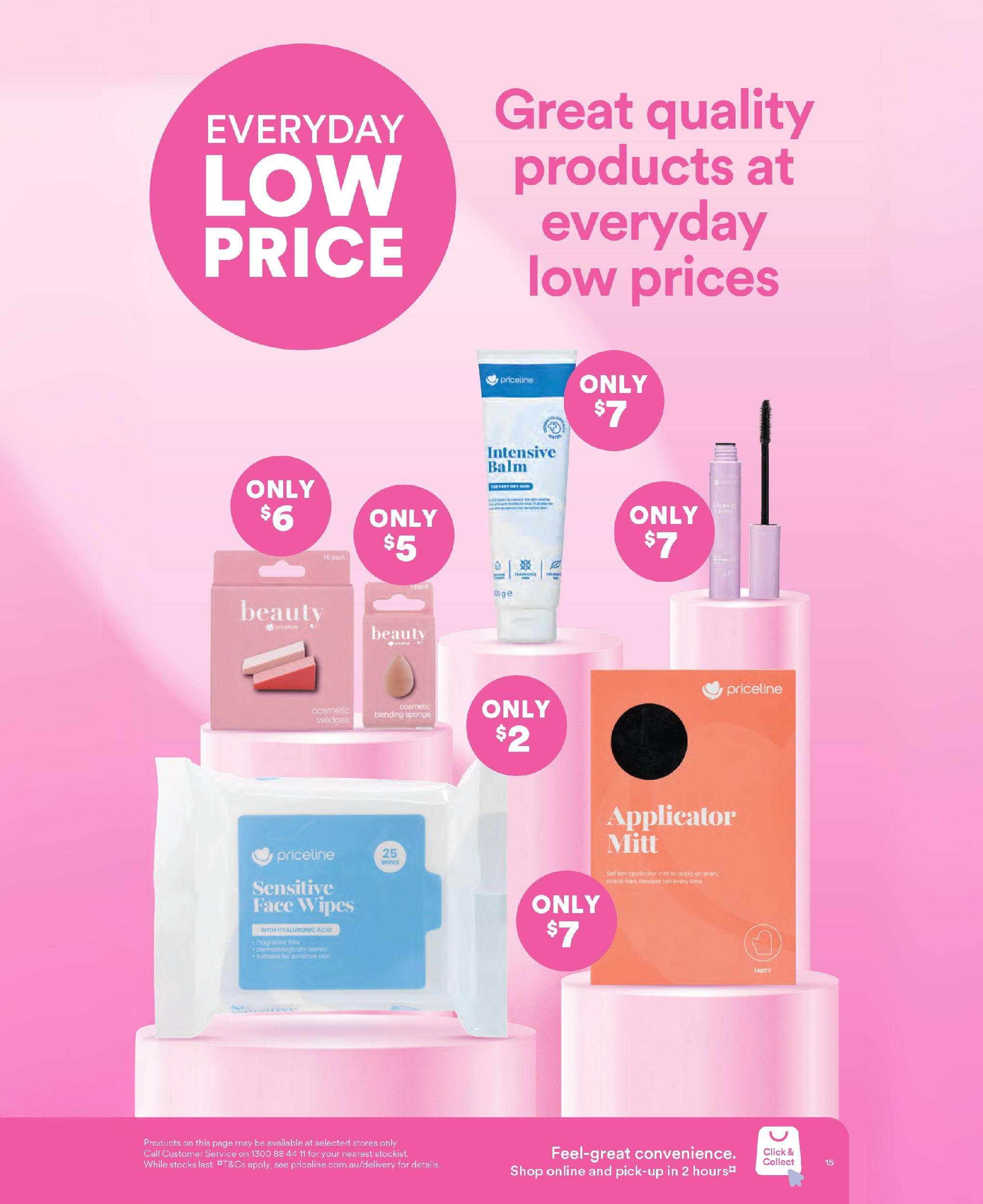 Priceline Pharmacy weekly catalogue from 27/08/2025 ?️ | Page: 4 | Products: Sponge, Face wipes Priceline Pharmacy - Hello Spring - 27/08/2025 > weekly / monthly specials | Page: 4 | Products: Sponge, Face wipes