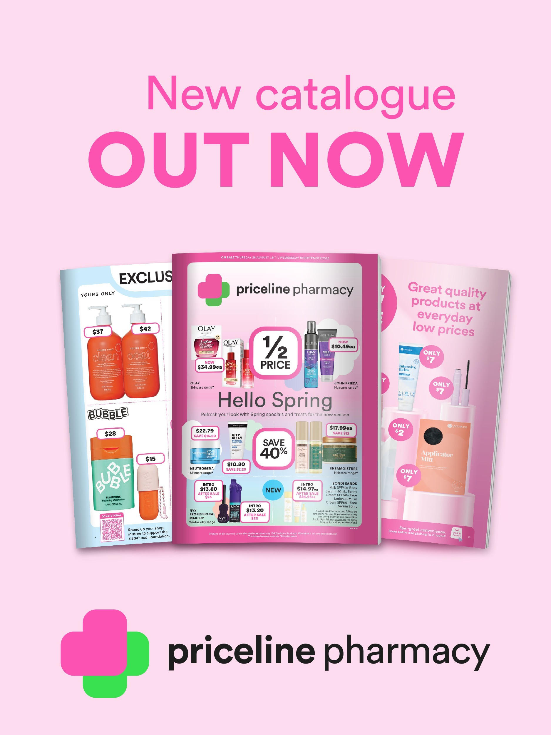 Priceline Pharmacy weekly catalogue from 27/08/2025 ?️ | Page: 6 | Products: Milk, Lotion, Makeup, Coat Priceline Pharmacy - Hello Spring - 27/08/2025 > weekly / monthly specials | Page: 6 | Products: Milk, Lotion, Makeup, Coat