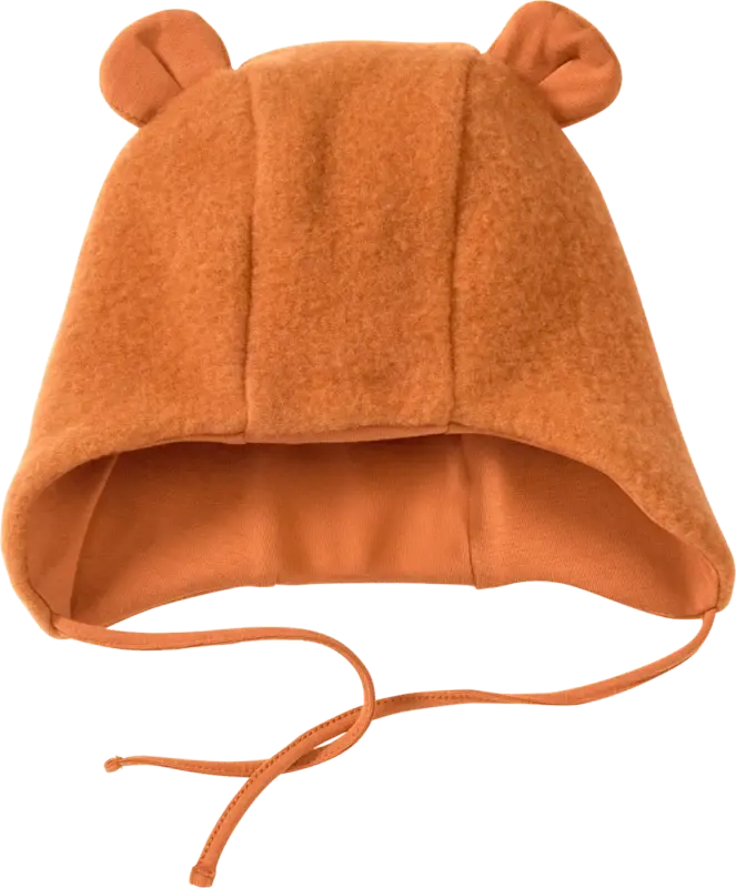 ALANA Mütze mit Ohren aus Wolle, braun, Gr. 48/49
