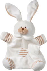 fluffies Handpuppe Hase, weiß