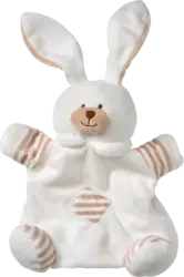 fluffies Handpuppe Hase, weiß