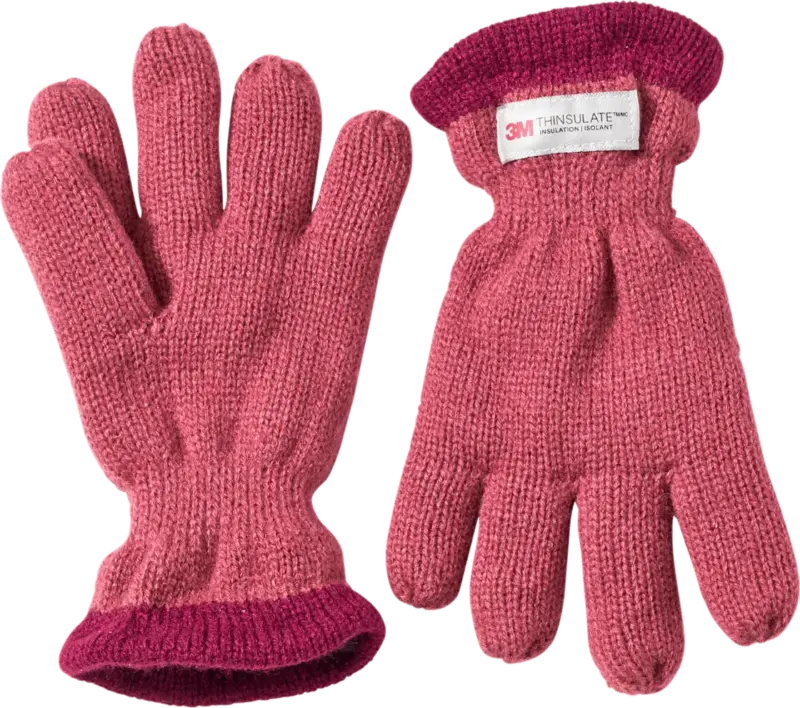 PUSBLU Handschuhe mit Futter, pink, Gr. 4