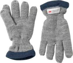 PUSBLU Handschuhe mit Futter, grau, Gr. 3