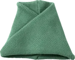 PUSBLU Loop Schal aus Strick & mit Viskose, grün