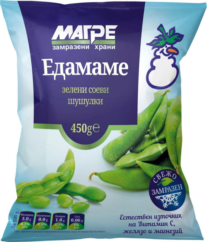 Магре Едамаме замразено