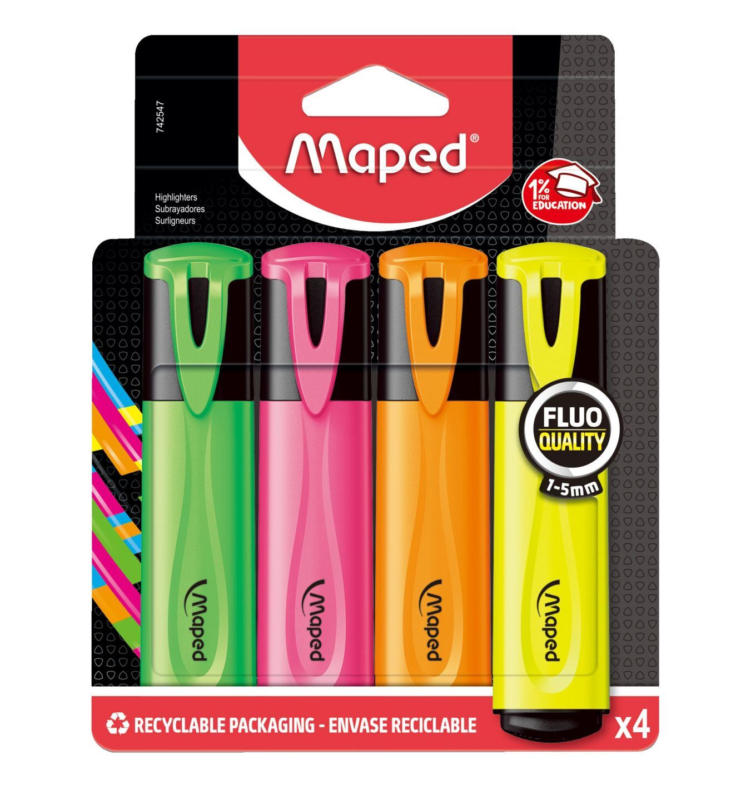 Maped Маркери 4 бр.