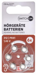 Switch On Батерии за слухов апарат PR41 или PR48