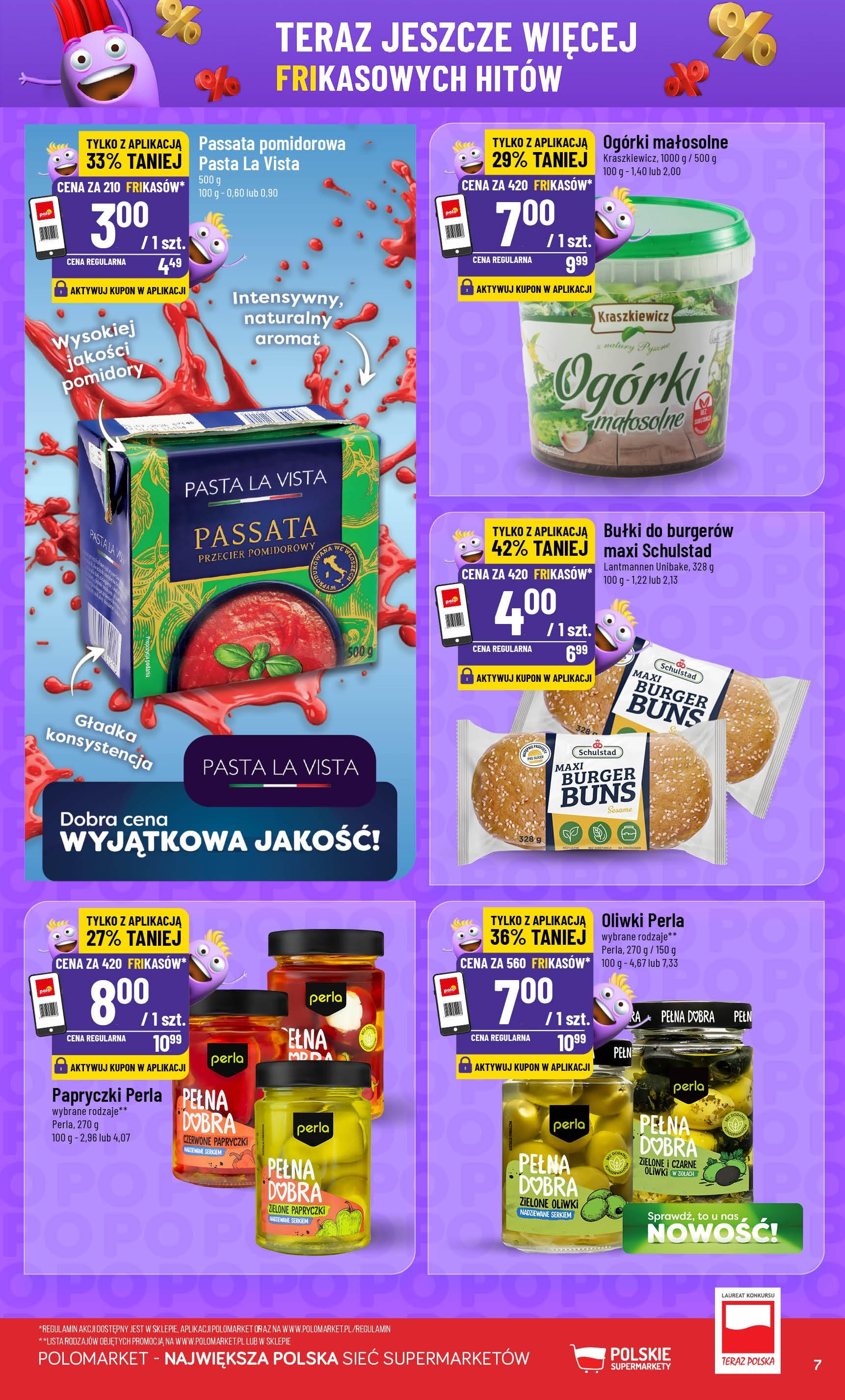 POLOmarket gazetka od jutra (27.08.2025) | Nowa PDF | Strona: 7 | Produkty: Przecier pomidorowy, Oliwki zielone, Passata pomidorowa, Pomidory POLOmarket gazetka od jutra (27.08.2025) - Nowa PDF | Strona: 7 | Produkty: Przecier pomidorowy, Oliwki zielone, Passata pomidorowa, Pomidory