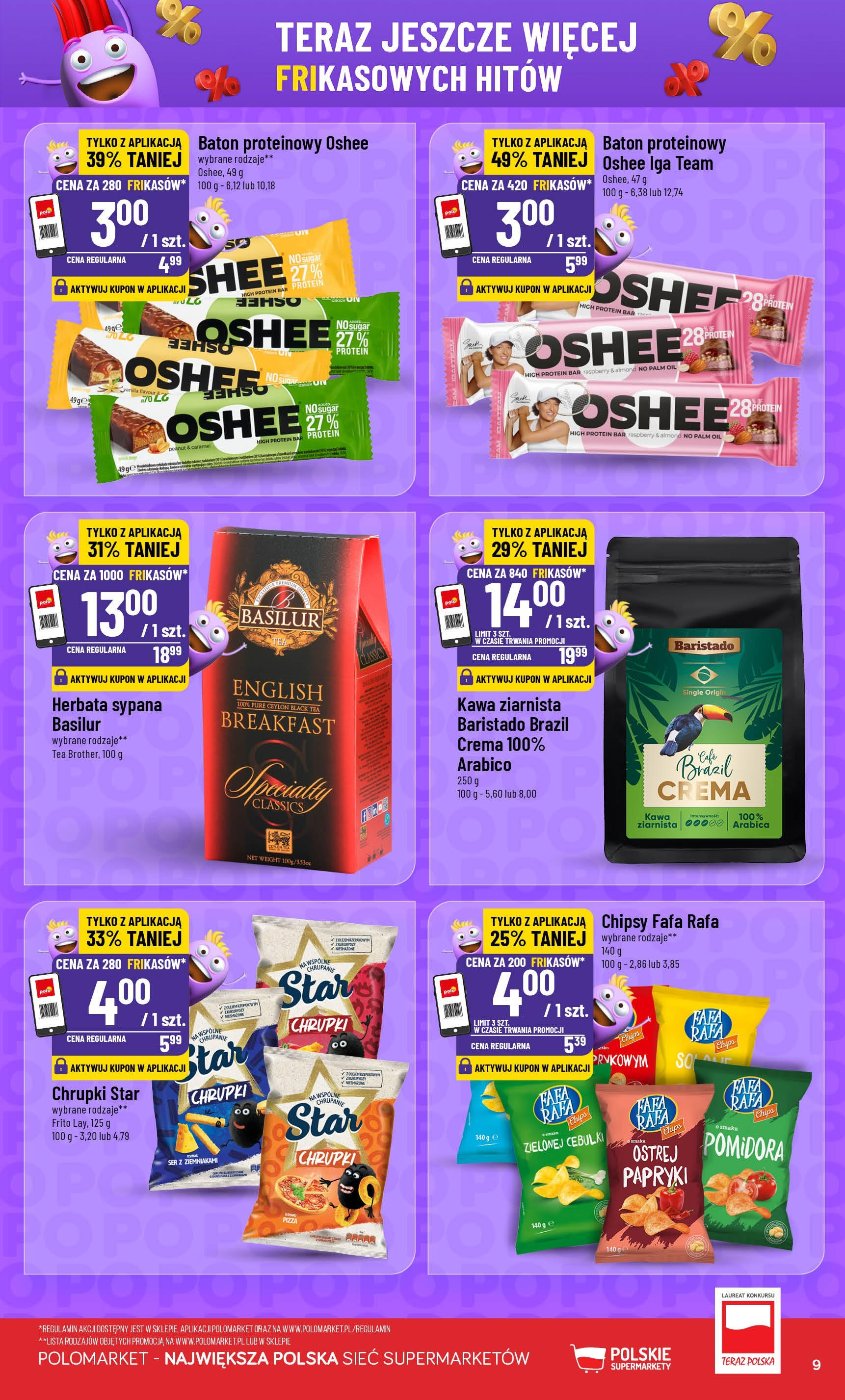 POLOmarket gazetka od jutra (27.08.2025) | Nowa PDF | Strona: 9 | Produkty: Chipsy, Chrupki, Ser, Herbata POLOmarket gazetka od jutra (27.08.2025) - Nowa PDF | Strona: 9 | Produkty: Chipsy, Chrupki, Ser, Herbata