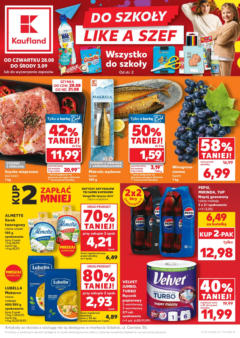 Pogląd gazetki "Nowa gazetka" ze sklepu Kaufland ważnej od 28.08.2025